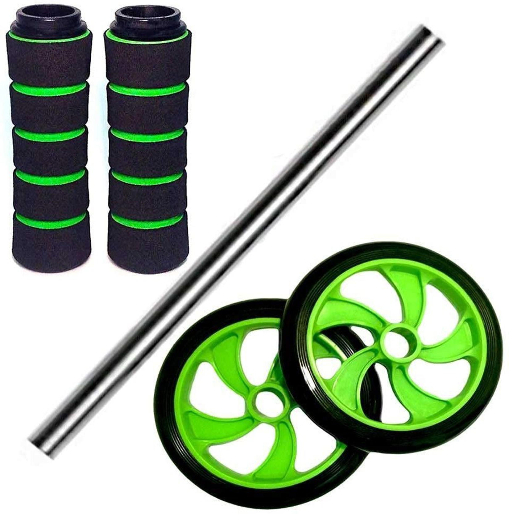 Coutrue Unisex Dual Wheel AB Roller Core Abdominal Workouts and Belly Fat Burner Ab Exerciser
