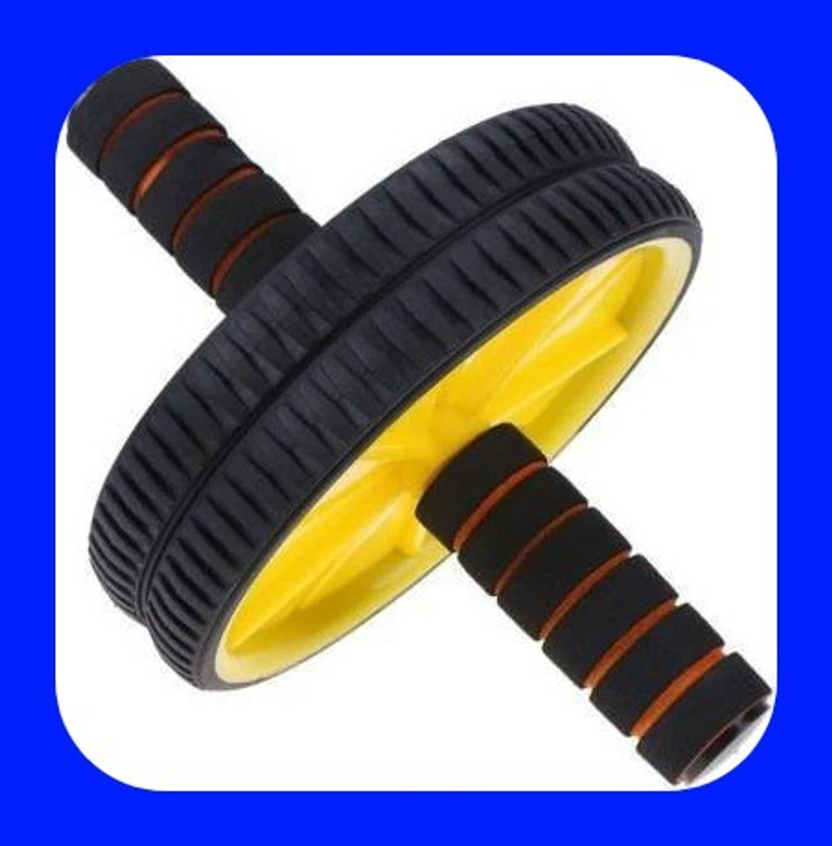 Y2M New Ab Roller Wheel & Knee Pad - Abs Core Abdominal Workout Fitness Exerciser Ab Exerciser