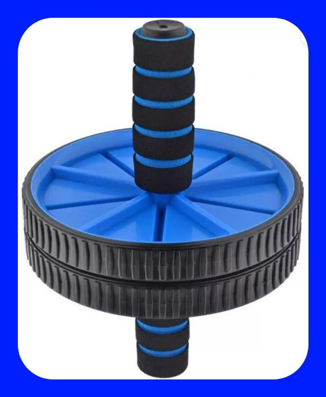 Modkart New 2 Wheel Abs Roller with Sweat Absorb Handles& Knee Pad For Core Workout Ab Exerciser