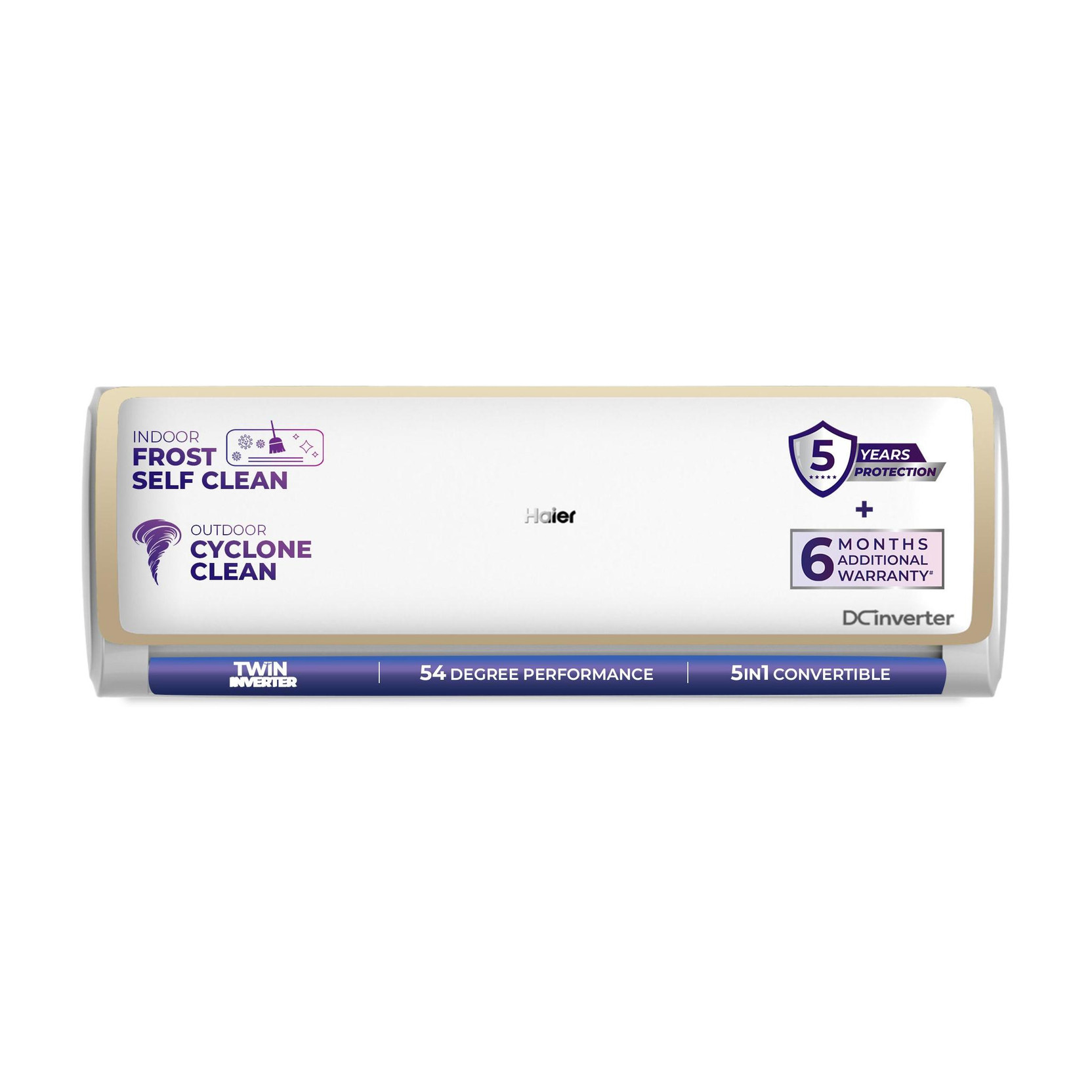 Haier 2026 Model 1.5 Ton 5 Star Split Twin Inverter AC