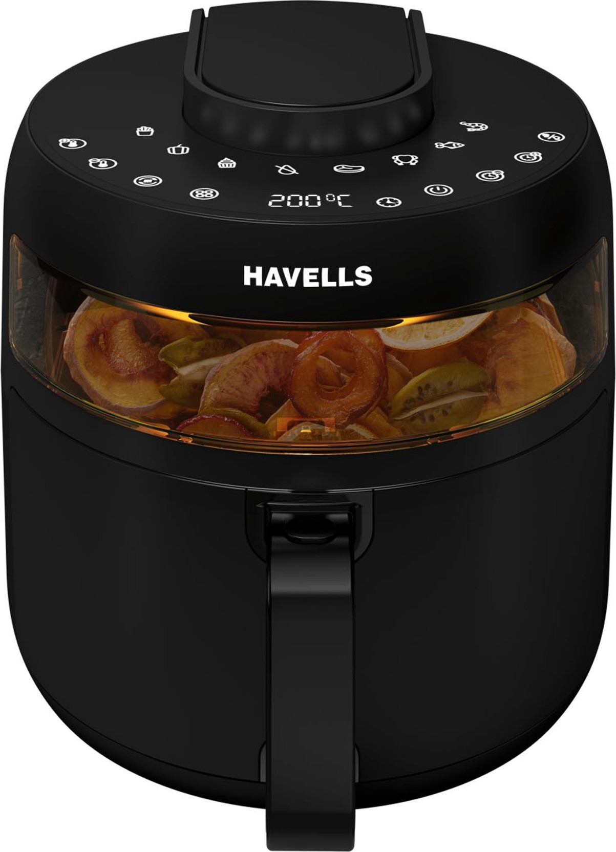 HAVELLS Prolife Crystal Aerocrisp Technology with 85% Less Oil Cooking Dehydrator Mode Auto-ShutoffSee-Through Window Air Fryer