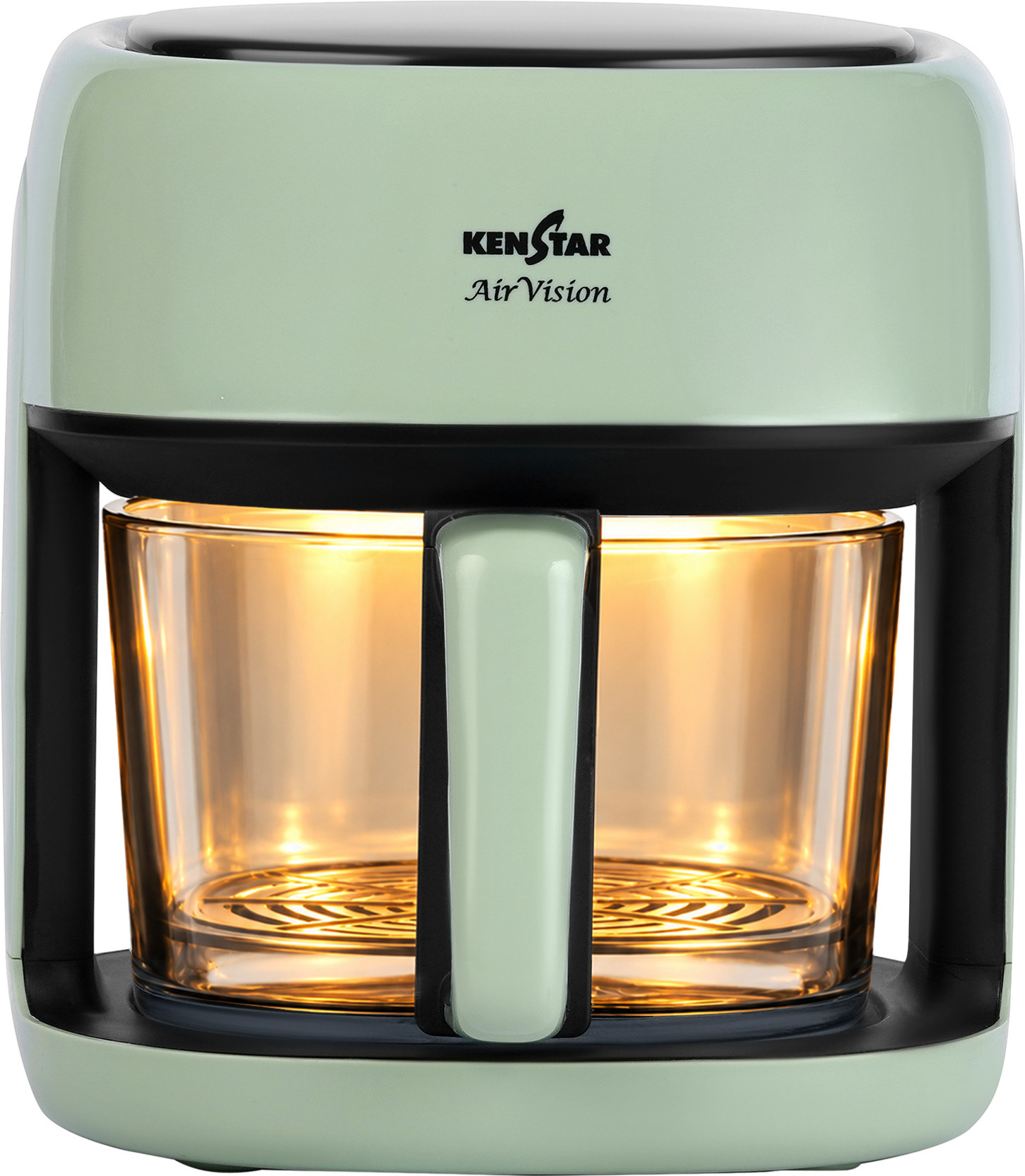 Kenstar Air Vision 5L|Glass Bowl|See Through Window |1350W|2 Years Warranty Air Fryer