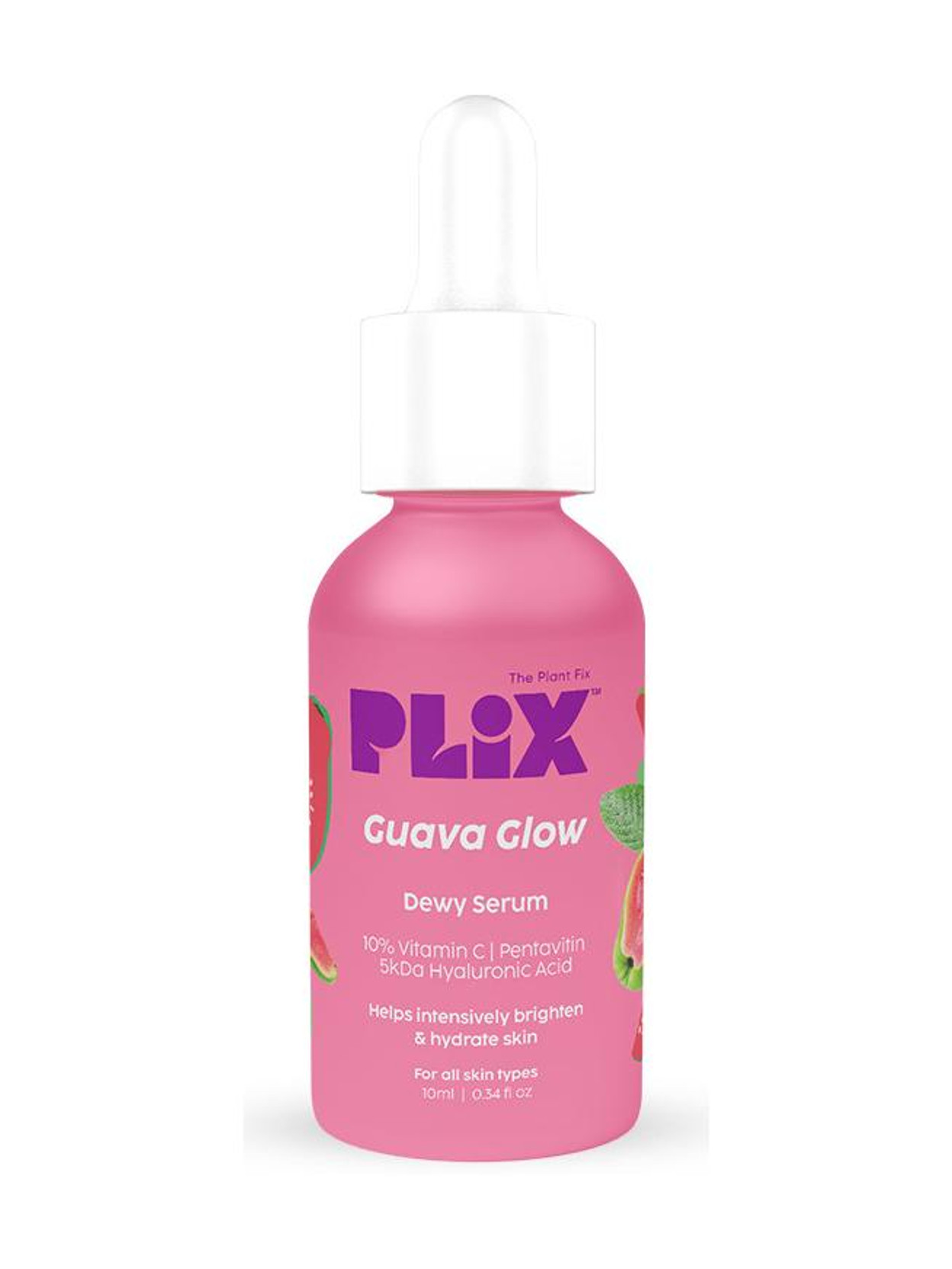 The Plant Fix Plix 10% Vitamin C Guava Face Serum for Skin Brightening, Clear & Glowing