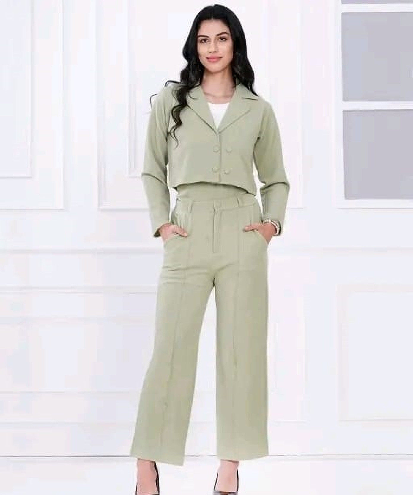 Top Pant Western Set