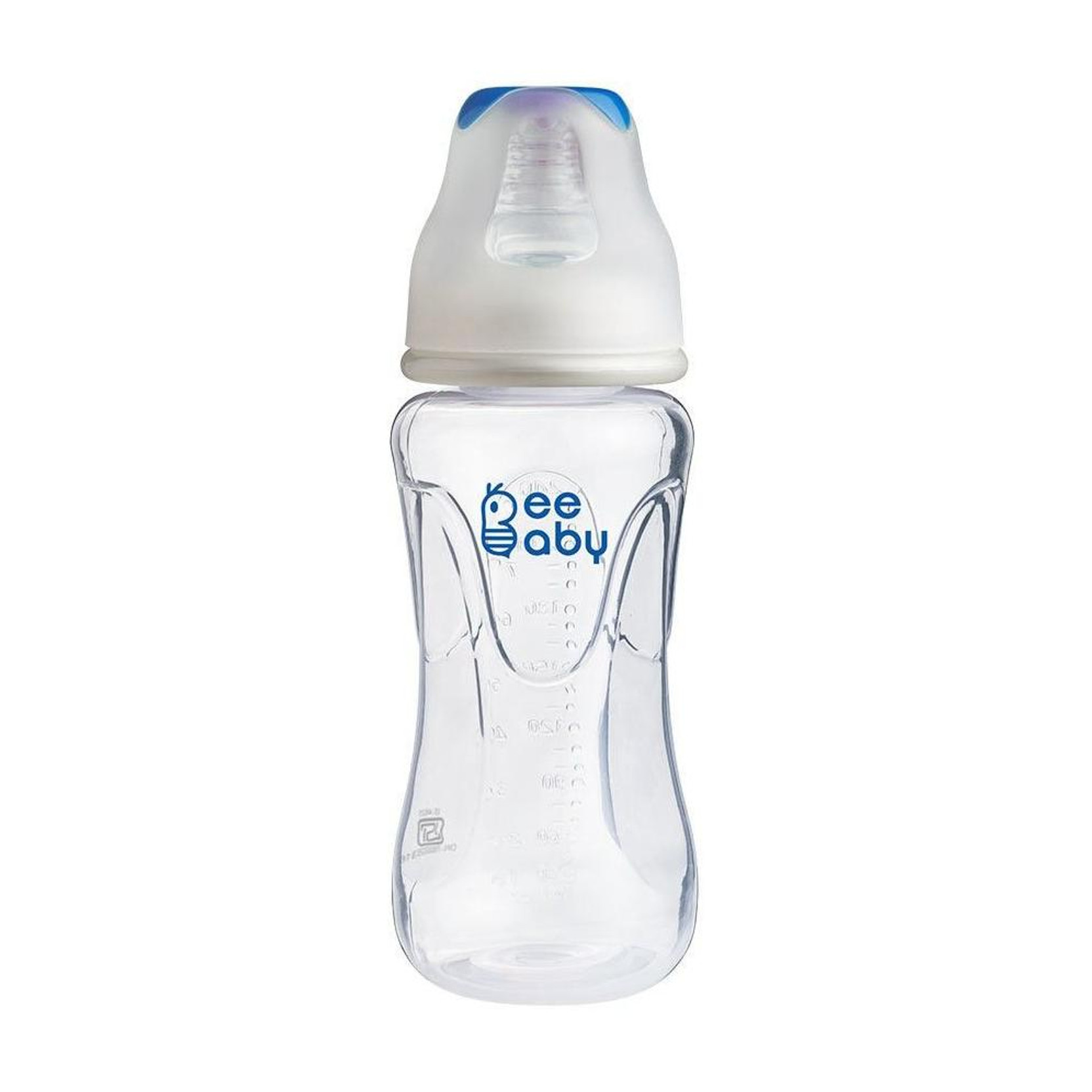 Beebaby Comfort Slim Neck Baby Feeding Bottle. 100% BPA Free (Blue) (240 ML / 8 Oz.) - 240 ml