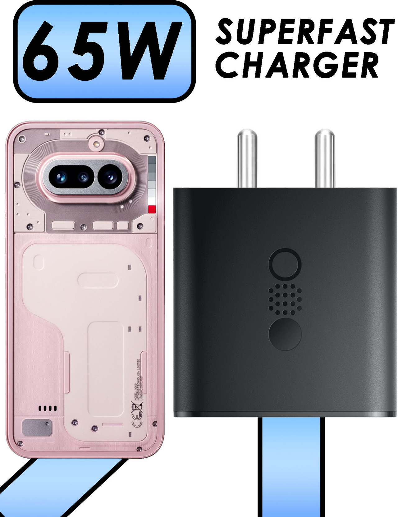Safa 65 W Power GaN 3 A 3 Port Mobile Charger