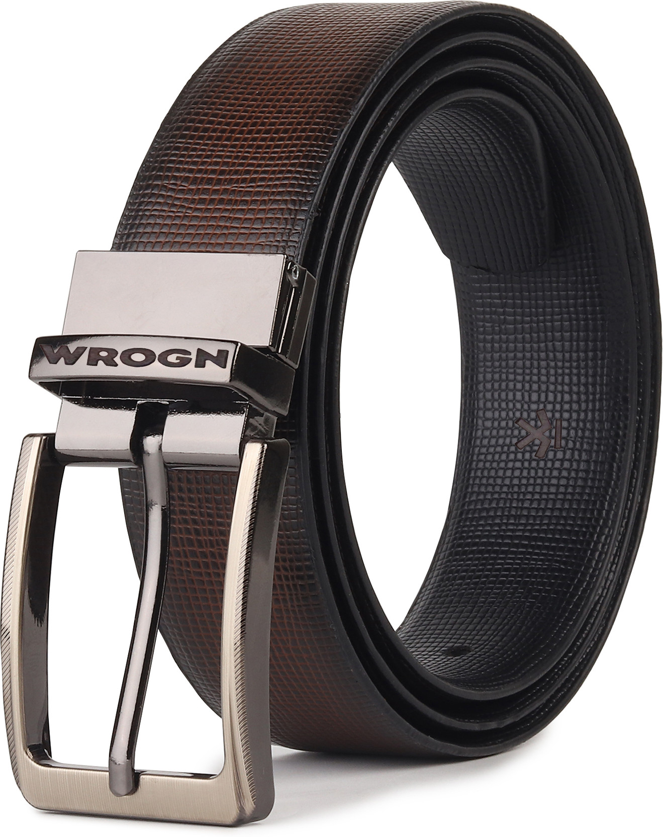 Men Formal, Casual, Evening, Party Brown Genuine Leather Reversible Belt