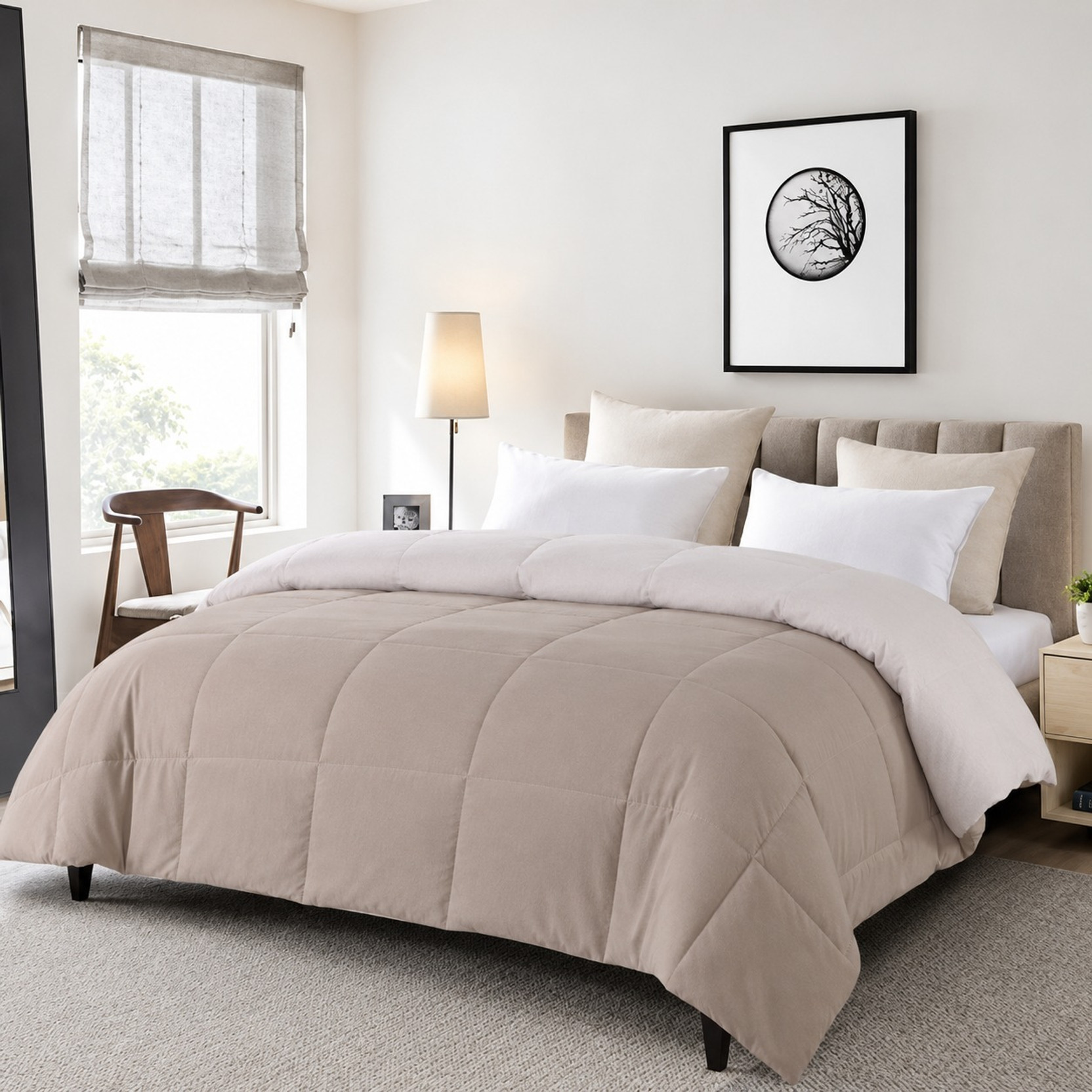 Rash Home Self Design King Comforter for  All Season