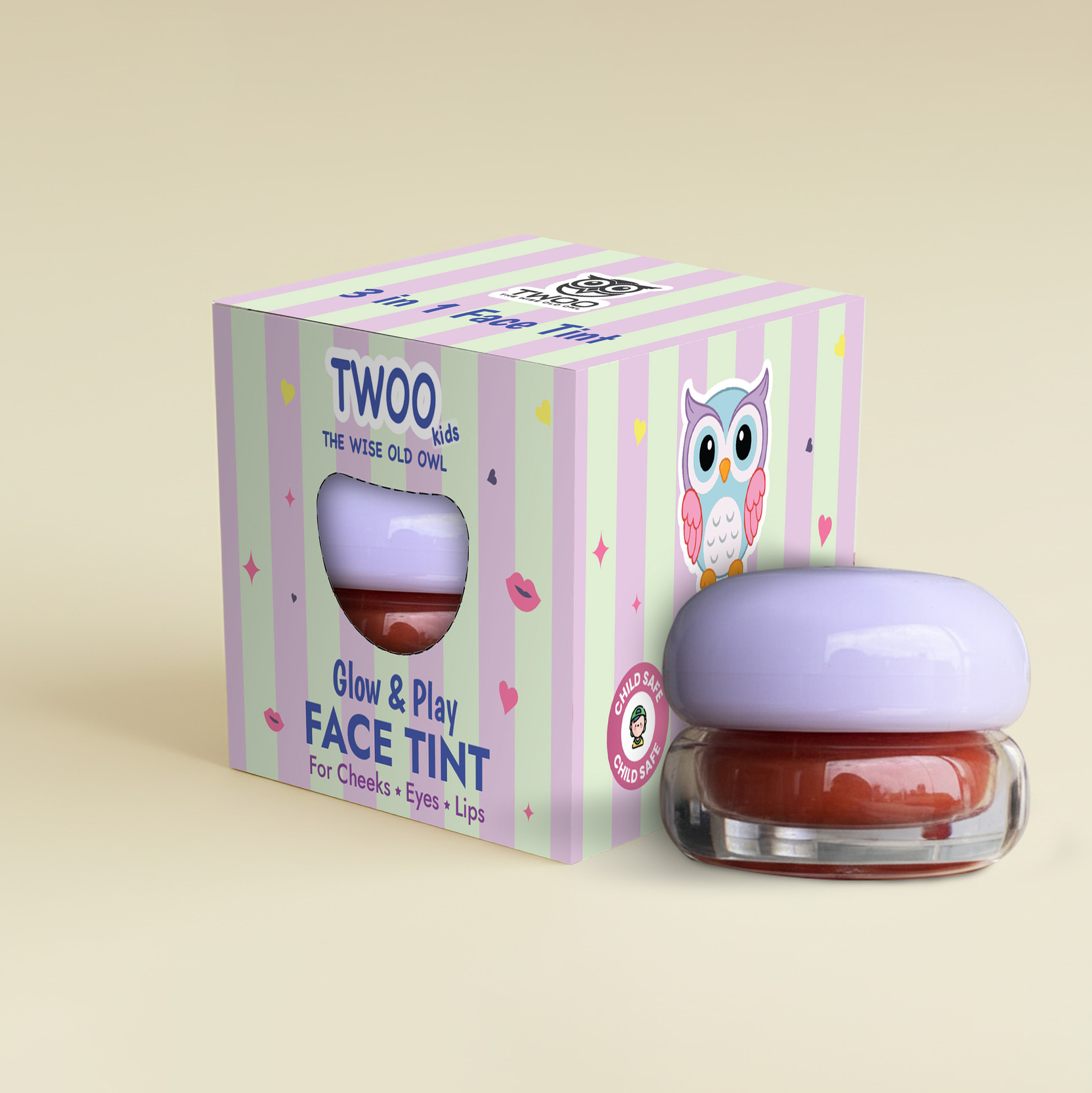 TWOO The Wise Old Owl TWOO 3-in-1 Face Tint- Shadow Plum