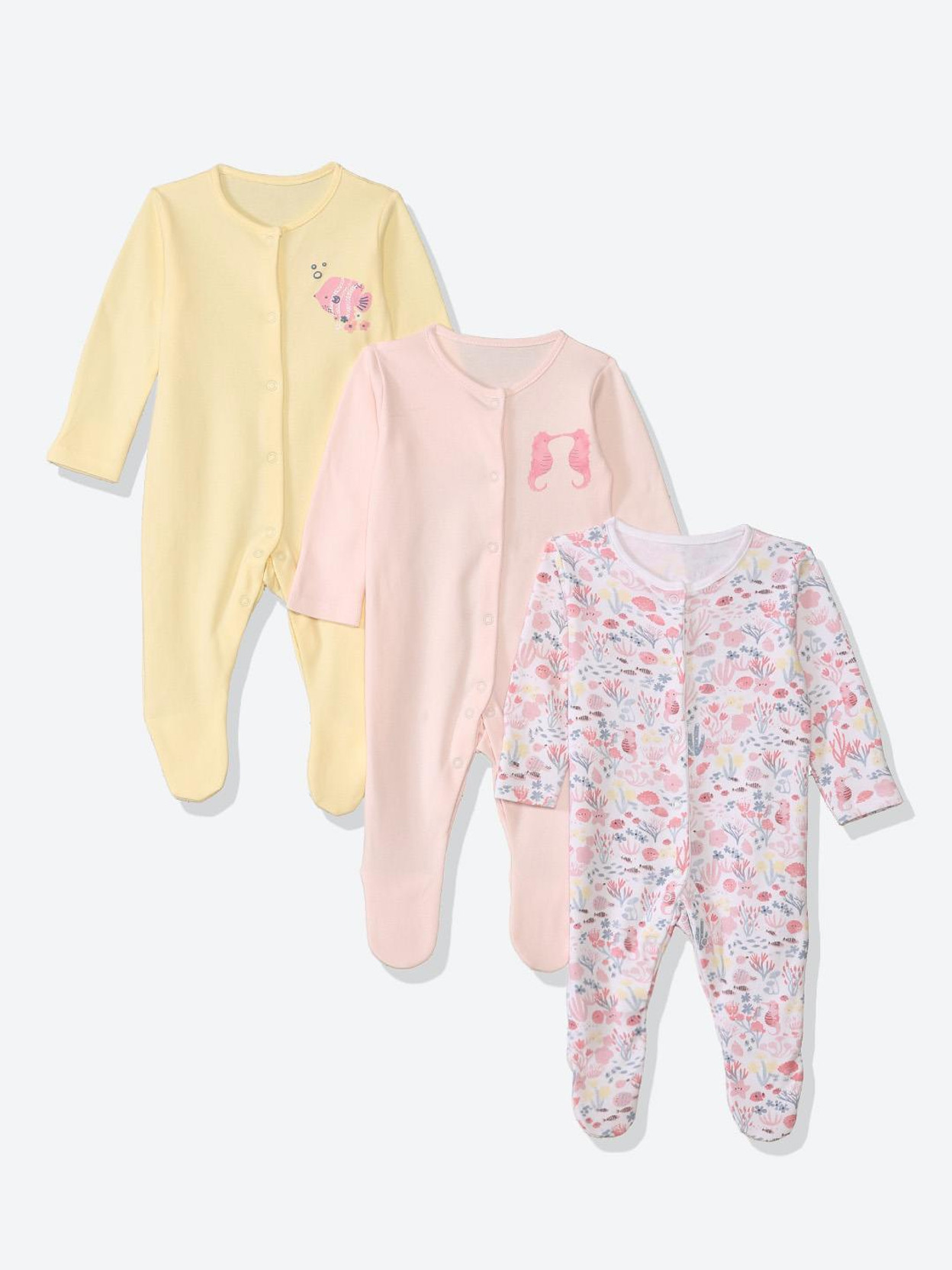 Mothercare Baby Girls Multicolor Sleepsuit