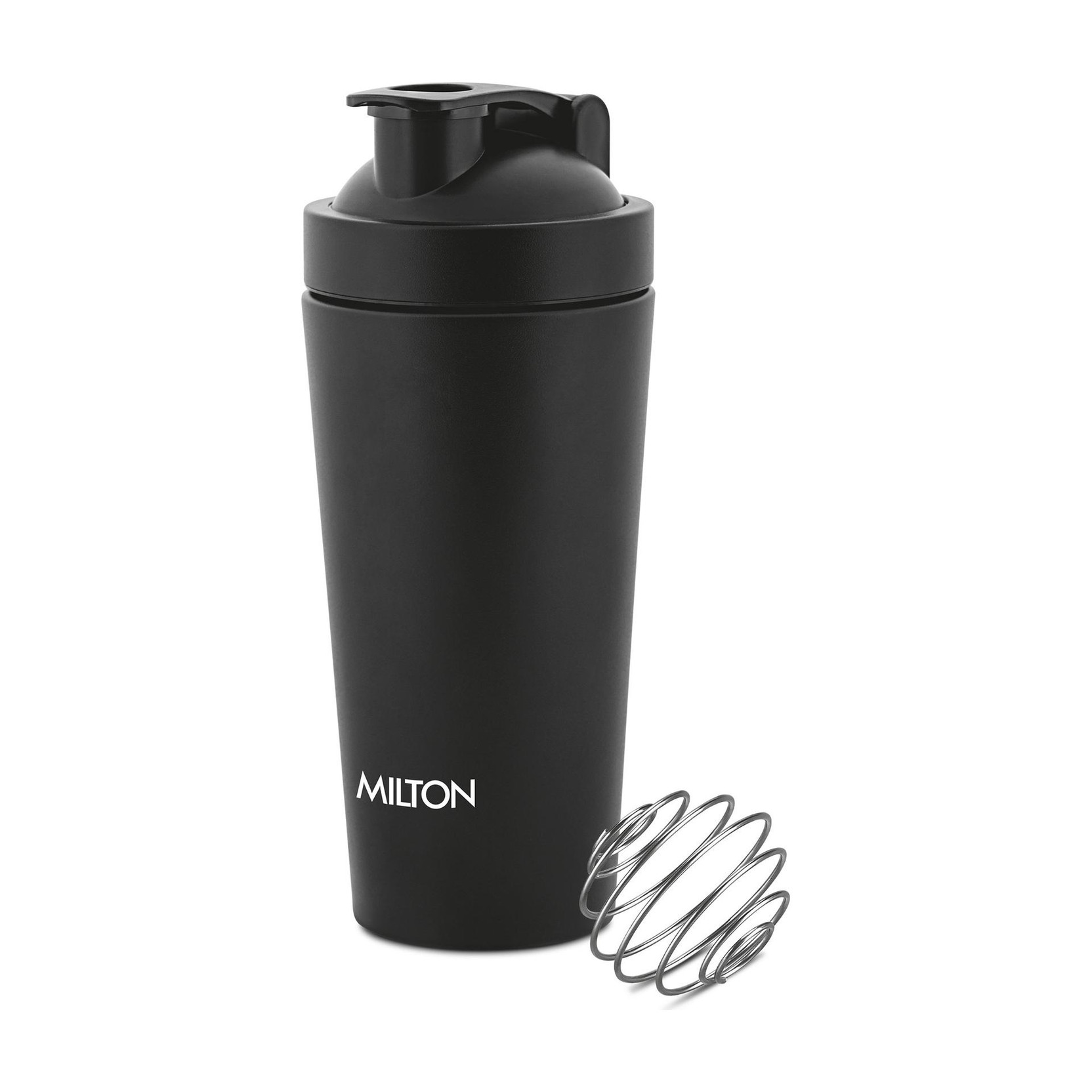 MILTON Pro Mix Shaker 739 Ml: Leakproof Protein Shaker With Blender Ball for Gym 739 ml Stainless Steel Shaker