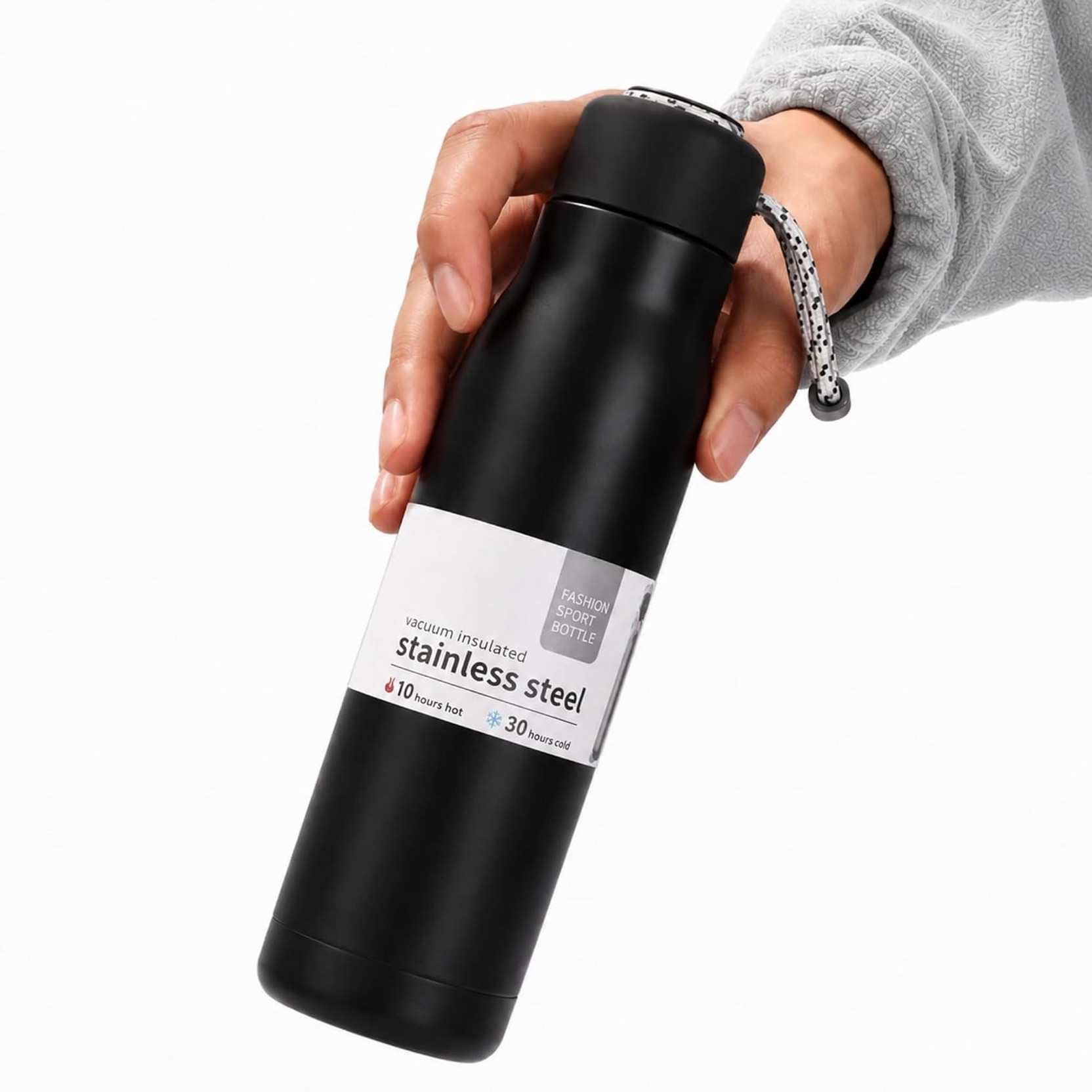 CASIVA Stainless Steel Water Bottle Vacuum Insulated Hot & Cold Flask | Leak Proof 500 ml Stainless Steel Bottle