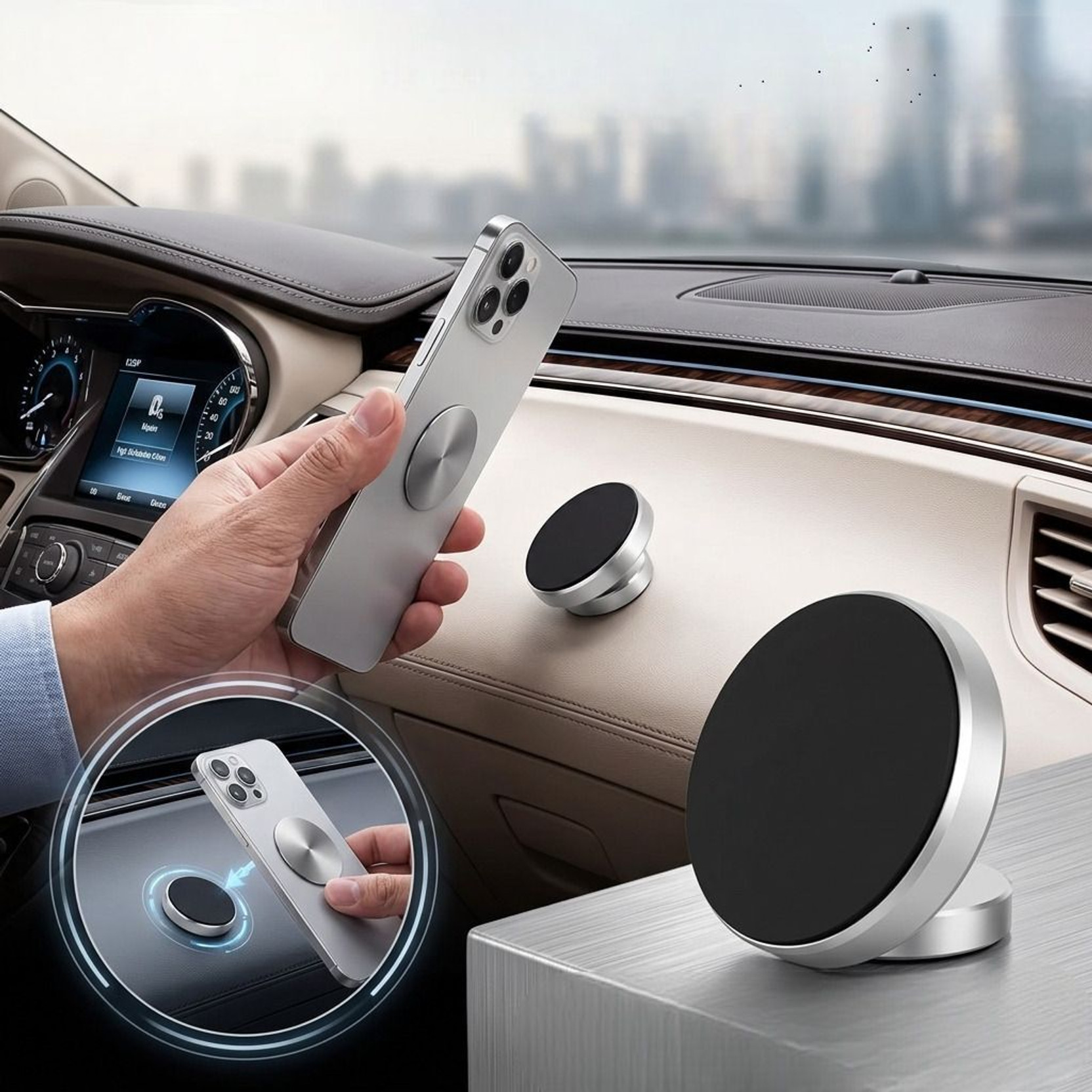 Vasudharee Car Mobile Holder for AC Vent