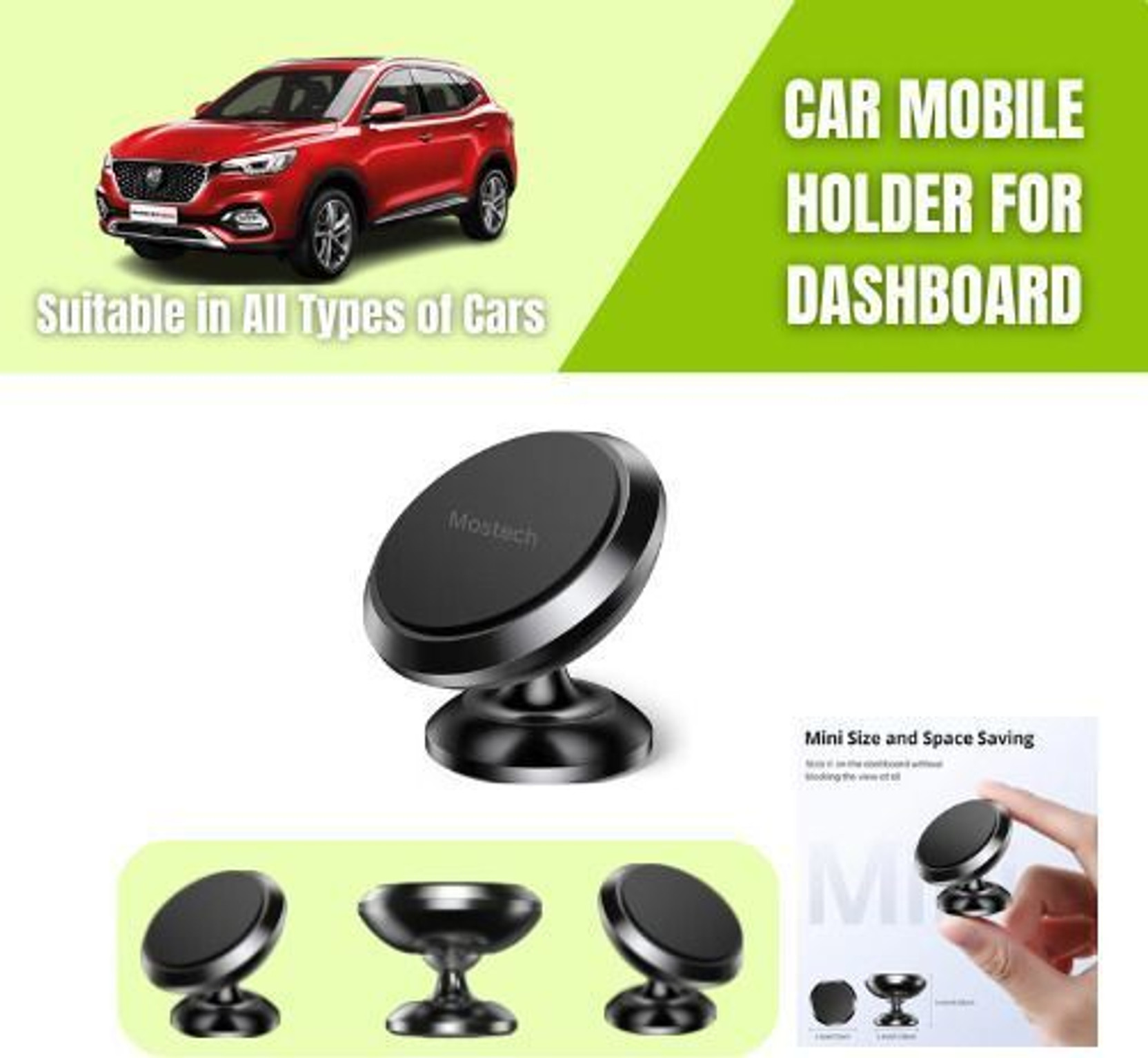 VASUDHAARE Car Mobile Holder for Dashboard