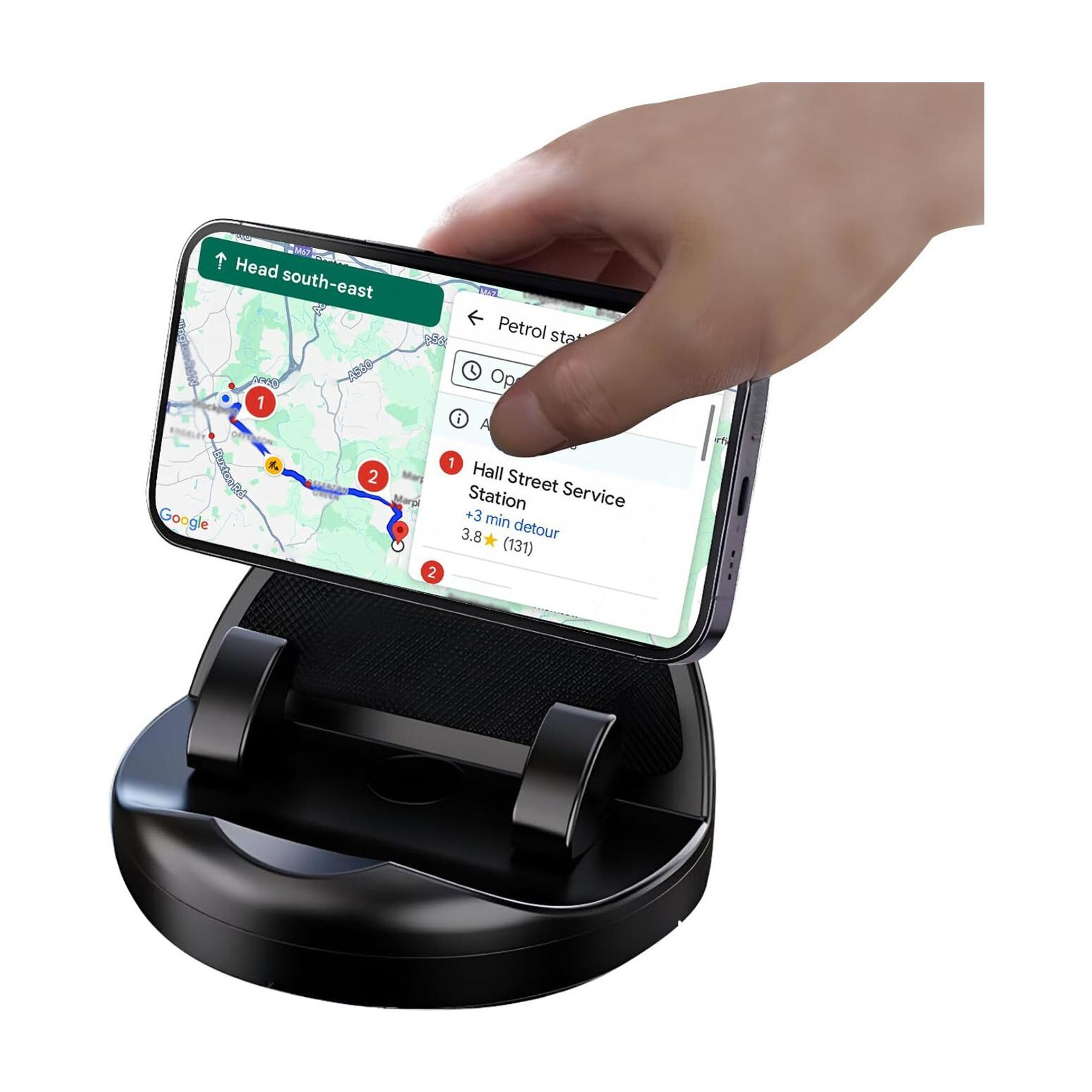 DSNS Car Mobile Holder for Dashboard, Anti-slip