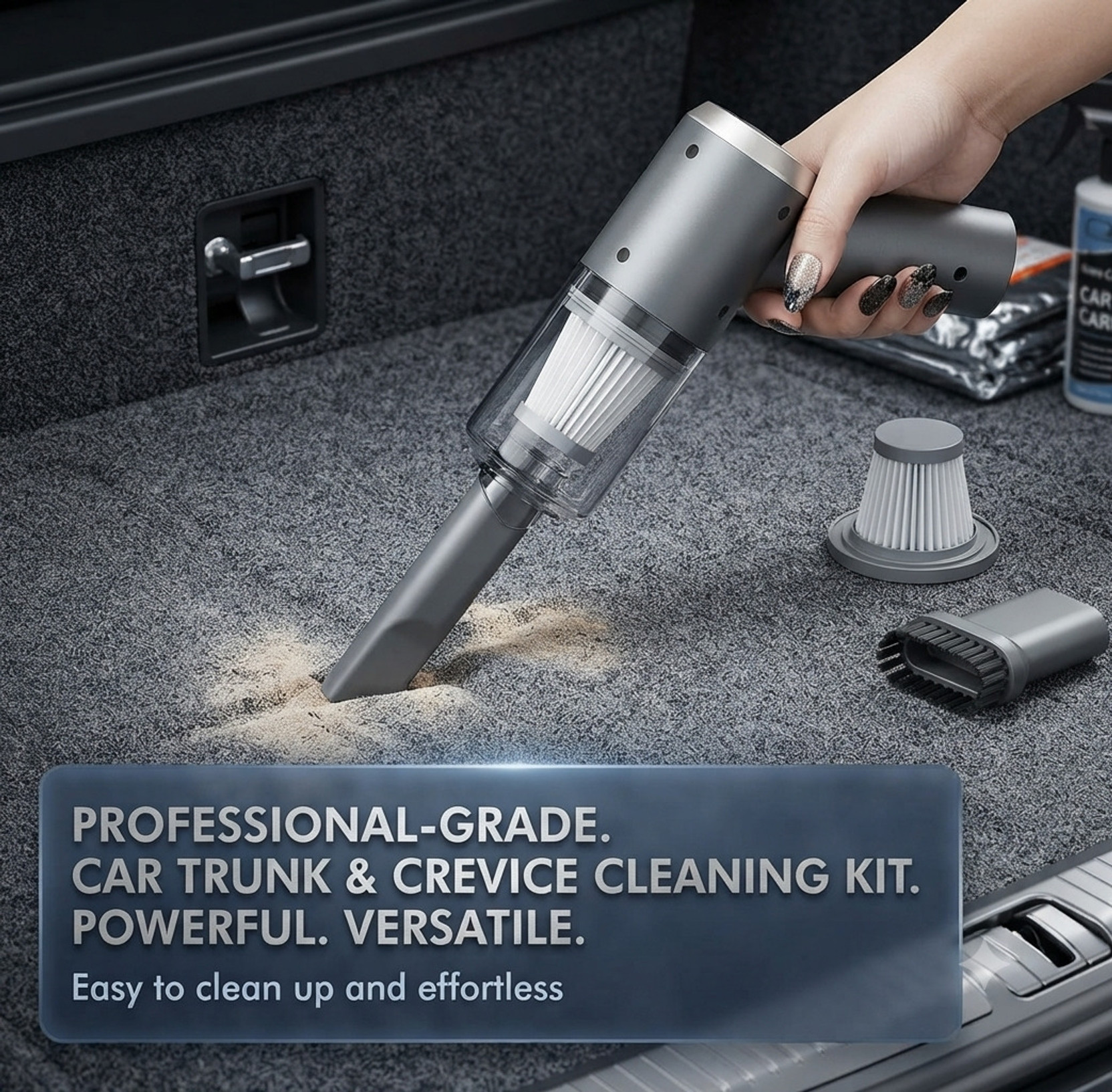 B N Tarde Easy to clean up and effortless Portable Handheld Cordless Car Vacuum Cleaner Vehicle Interior Cleaner