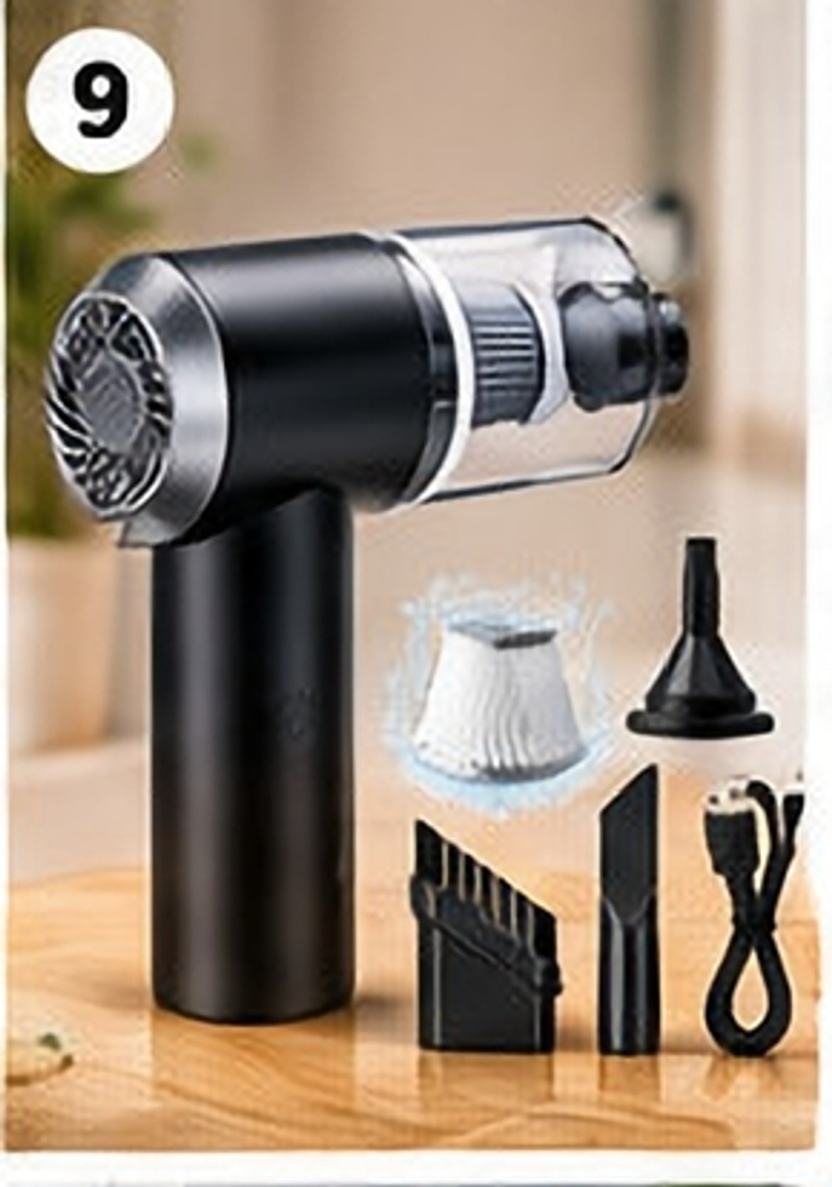 HOMISTA Mini Handheld Vacuum Cleaner, Rechargeable Cordless Car & Home Mini Handheld Vacuum Cleaner, Rechargeable Cordless Car & Home Vehicle Interior Cleaner
