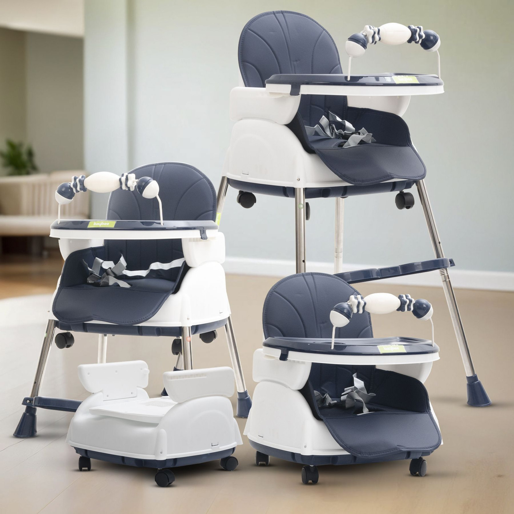 baybee Convertible High Chair for Kids Baby Booster Seat | dining chair with Tray