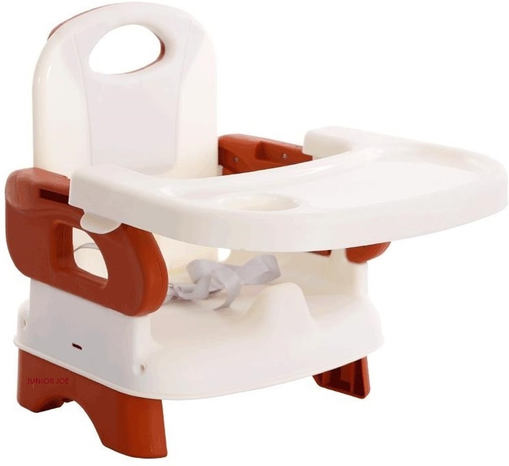 JUNIOR JOE 2 in 1 Baby Booster Seat with Removable Dining Tray and Safety Belt