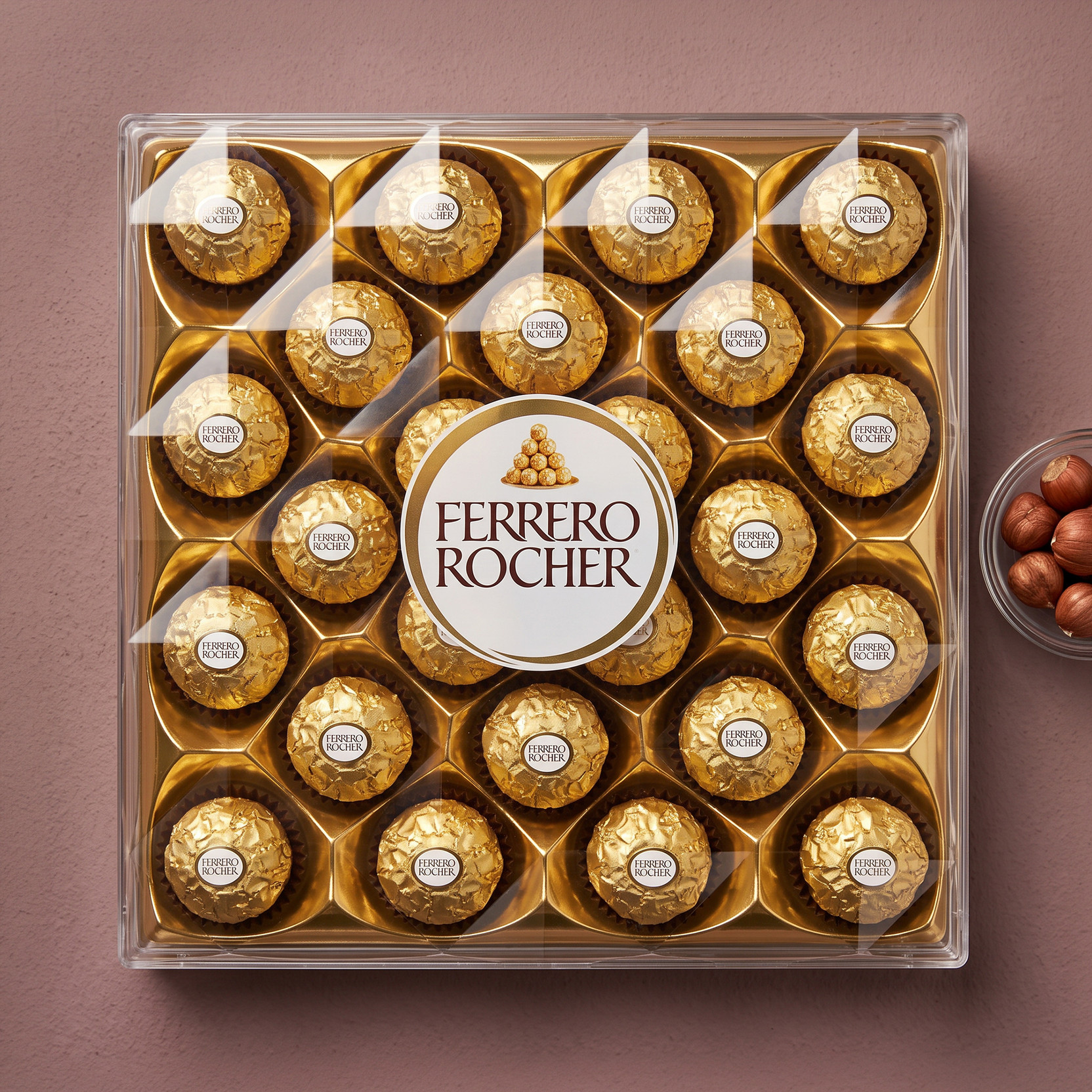 FERRERO ROCHER Milk Chocolate Truffles Gift Pack (24 x 12.5 g)