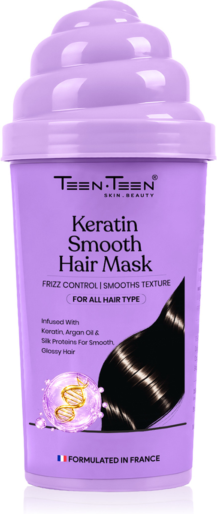 Teen Teen Keratin Smooth Hair Mask for Dry, Damaged Strands | Suitable for All Hair Types