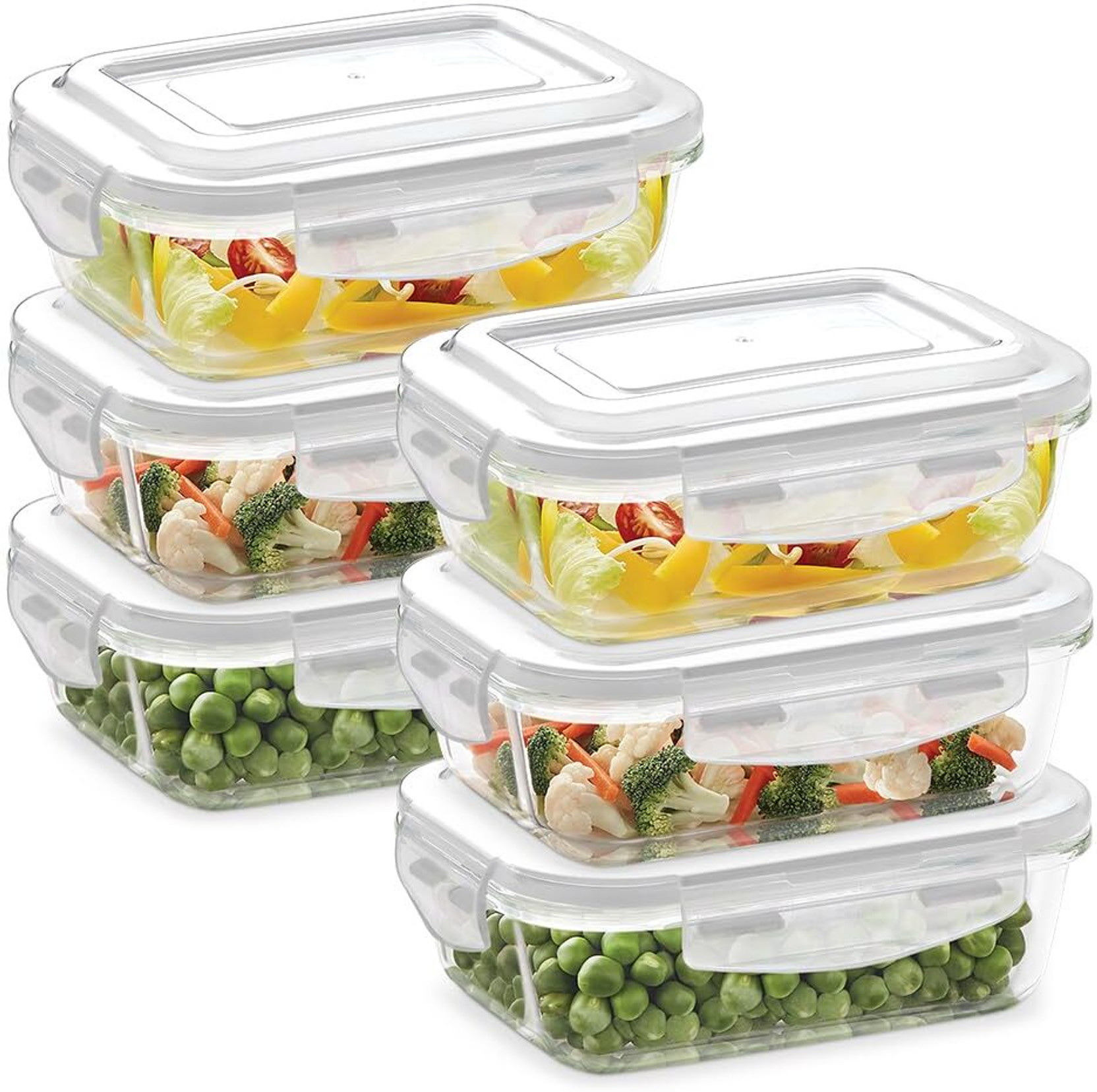 BOROSIL Glass Fridge Container - 640 ml