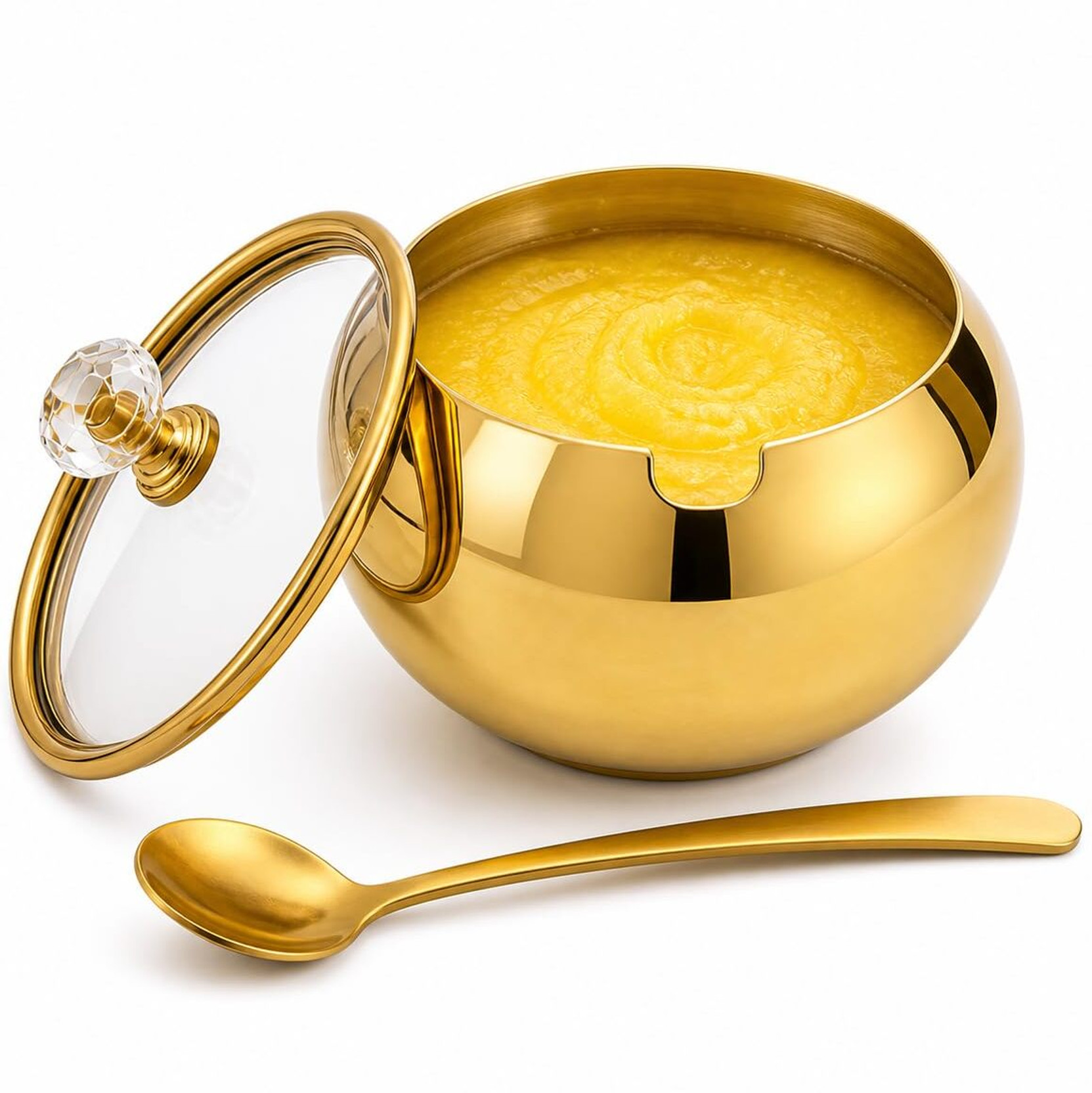 GAURINANDAN Spice Set Stainless Steel