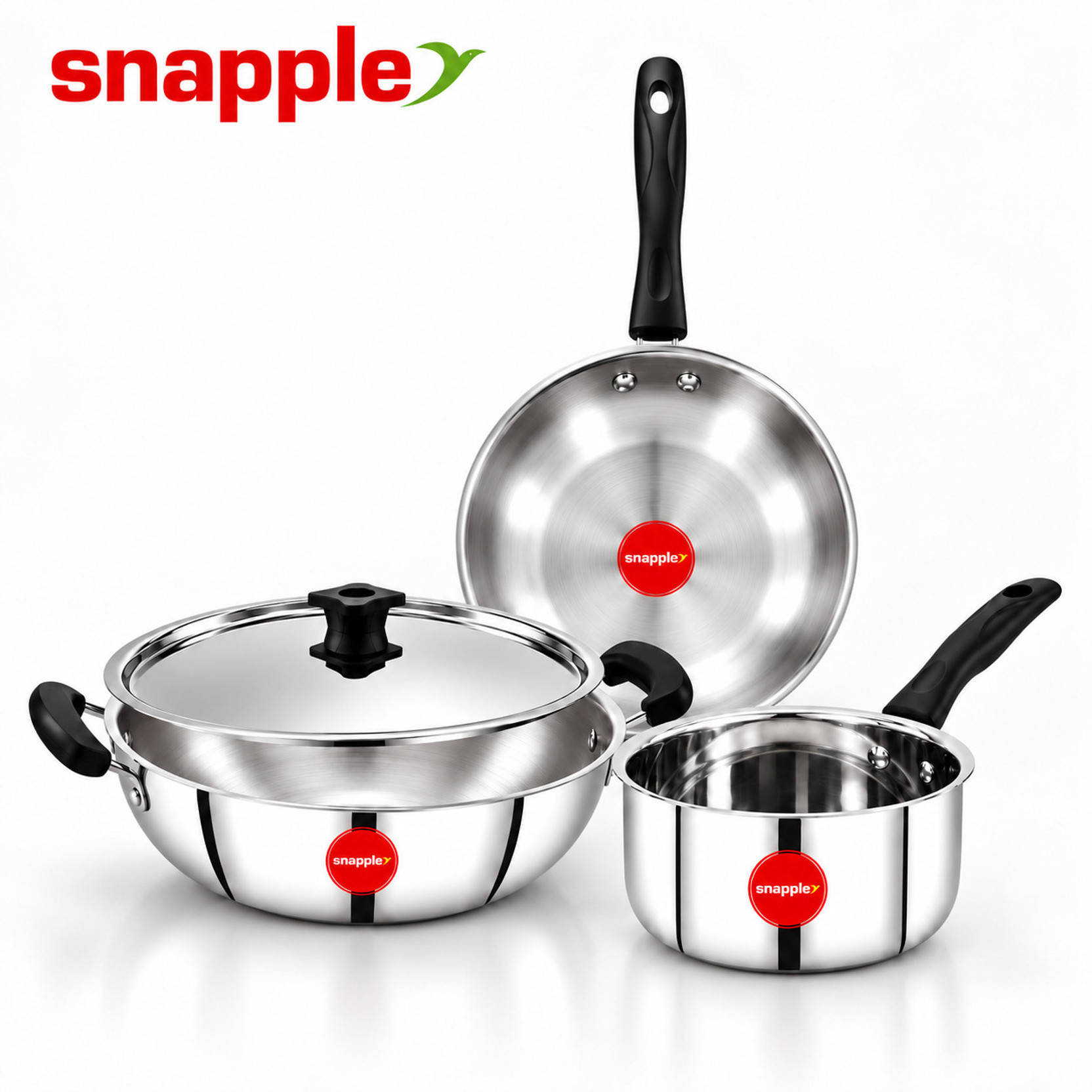 Snapple TriMax Triply Induction Bottom Cookware Set