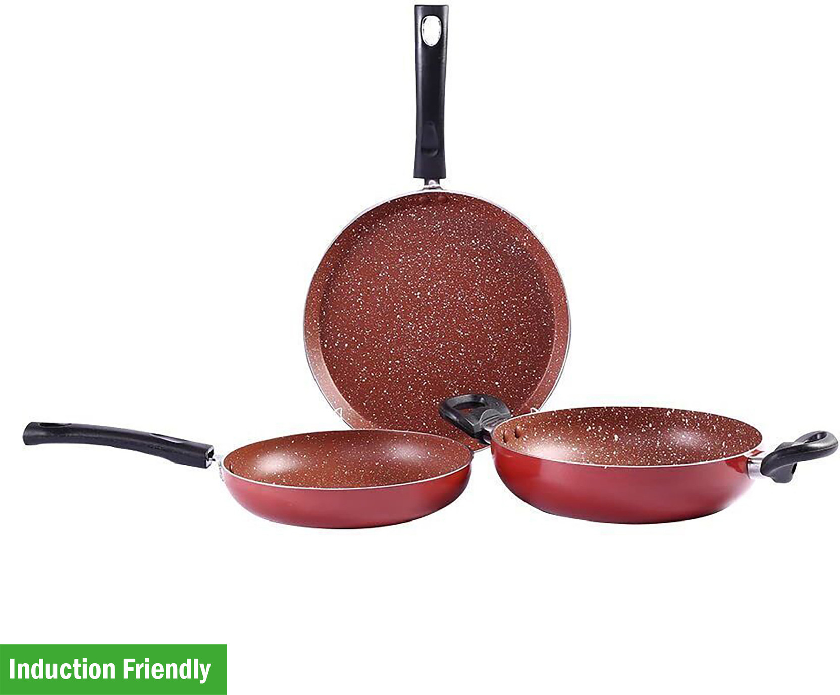WONDERCHEF Tivoli Induction Bottom Non-Stick Coated Cookware Set