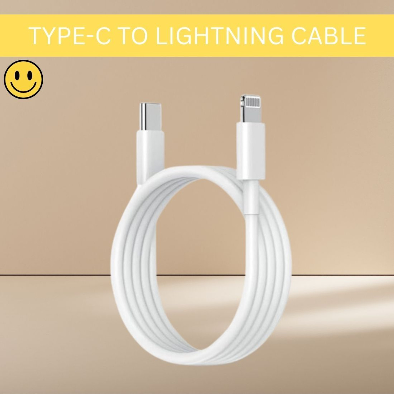 Radhe Lightning Cable 1 m USB C to Lightning Cable Mobile Charger Cable for iPhone 14/13/12/Xr/SeriesG...