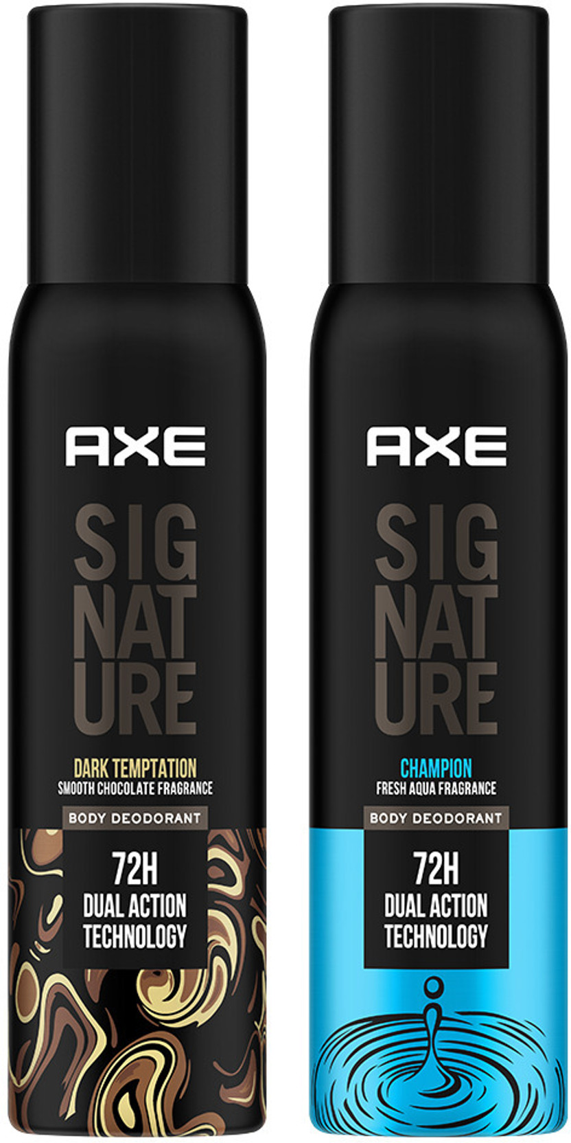 AXE SIGNATURE SIGNATURE Dark Temptation and Champion Deodorant No...more