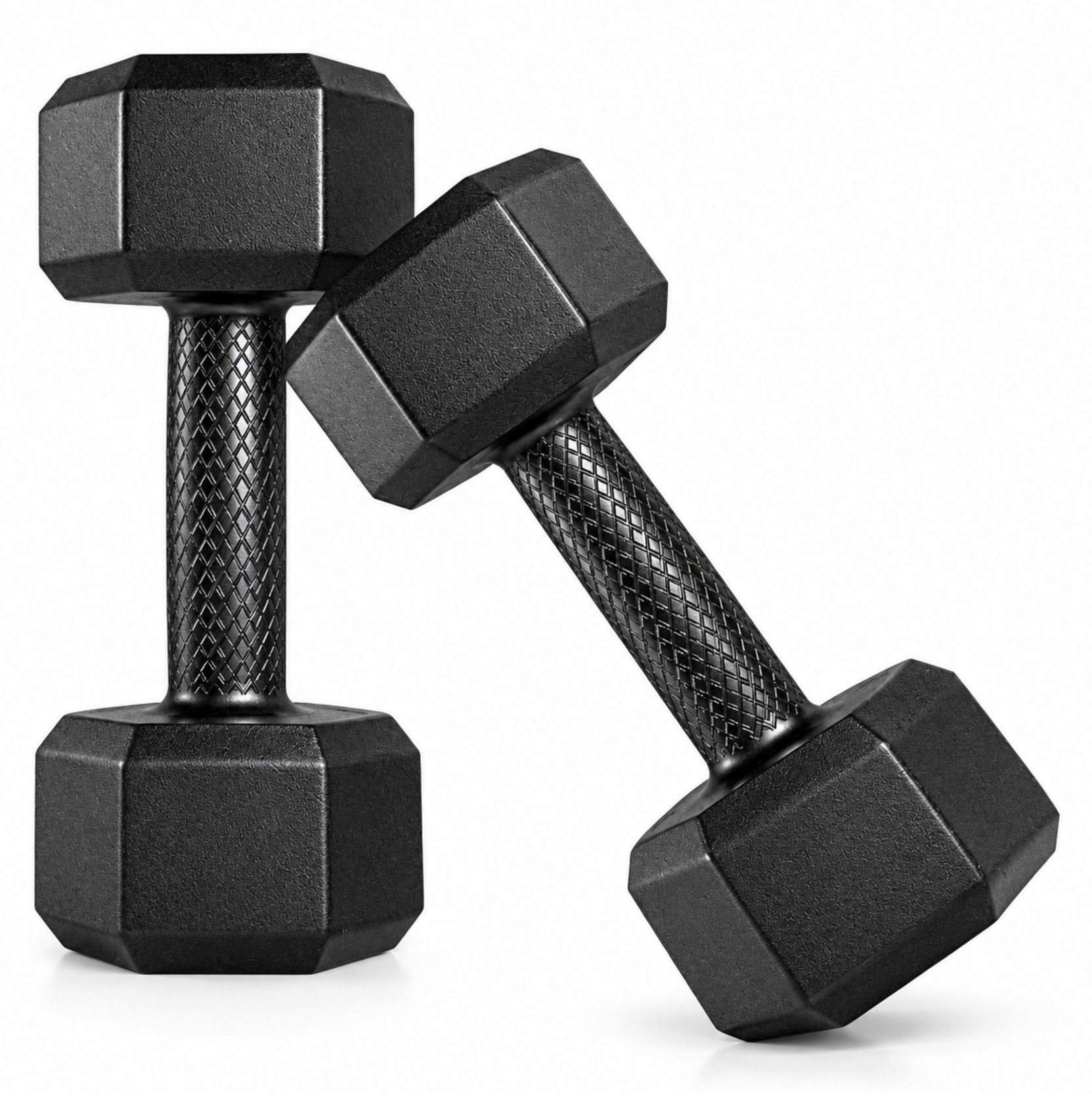 VICTORY HEXA - 1 Kg Pair PVC Dumbbell ( 1 Kg x 2 ) for Home Gym & Fitness Fixed Weight Dumbbell