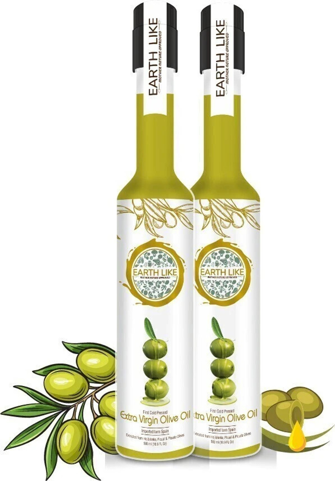 Earth Like Extra Virgin Olive Oil 500ml - BUY 1 GET 1 FREE Olive Oil