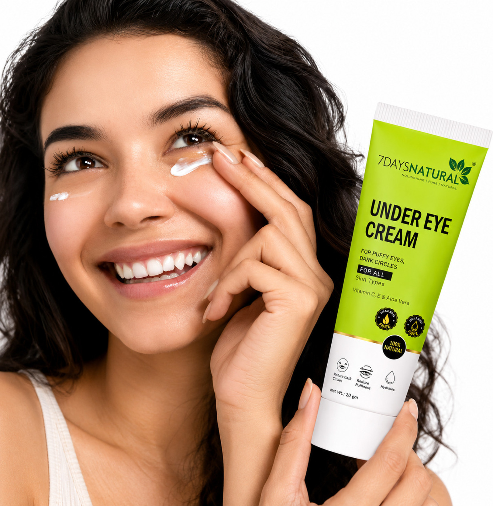 7days natural Under Eye Cream for Dark Circles, Fine Lines under eye darkness cream