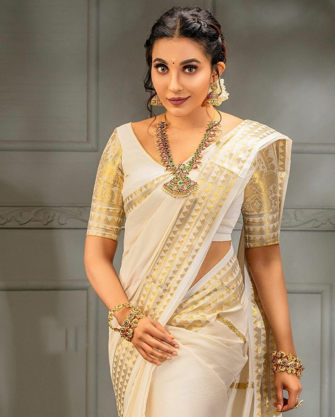 Woven Banarasi Cotton Silk Saree