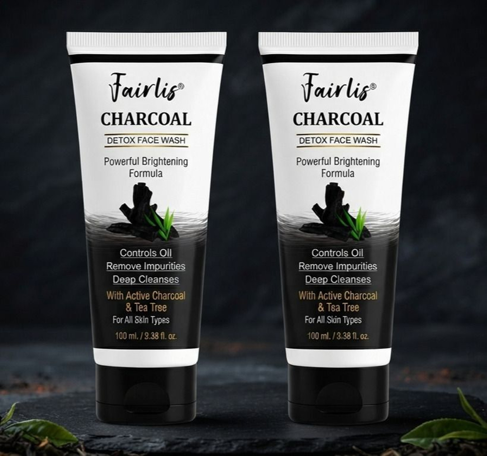 Fairlis Cleansing & Detox_Charcoal_ComboCleaningFormula100mlEach_96 Face Wash
