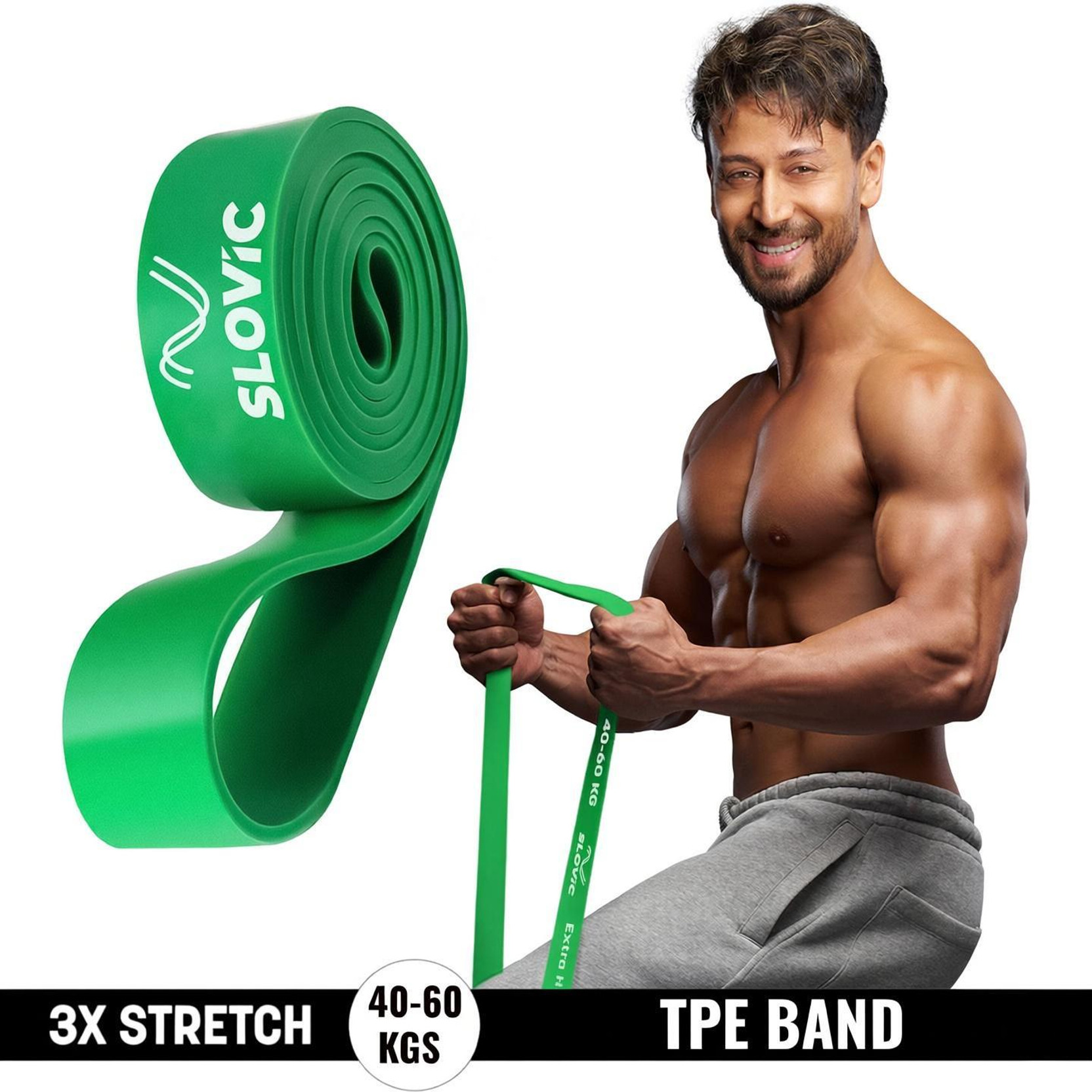 SUNPOW Pull Up Assistance Bands, Set of 5 Heavy Duty Resistance Bands for Men & Women