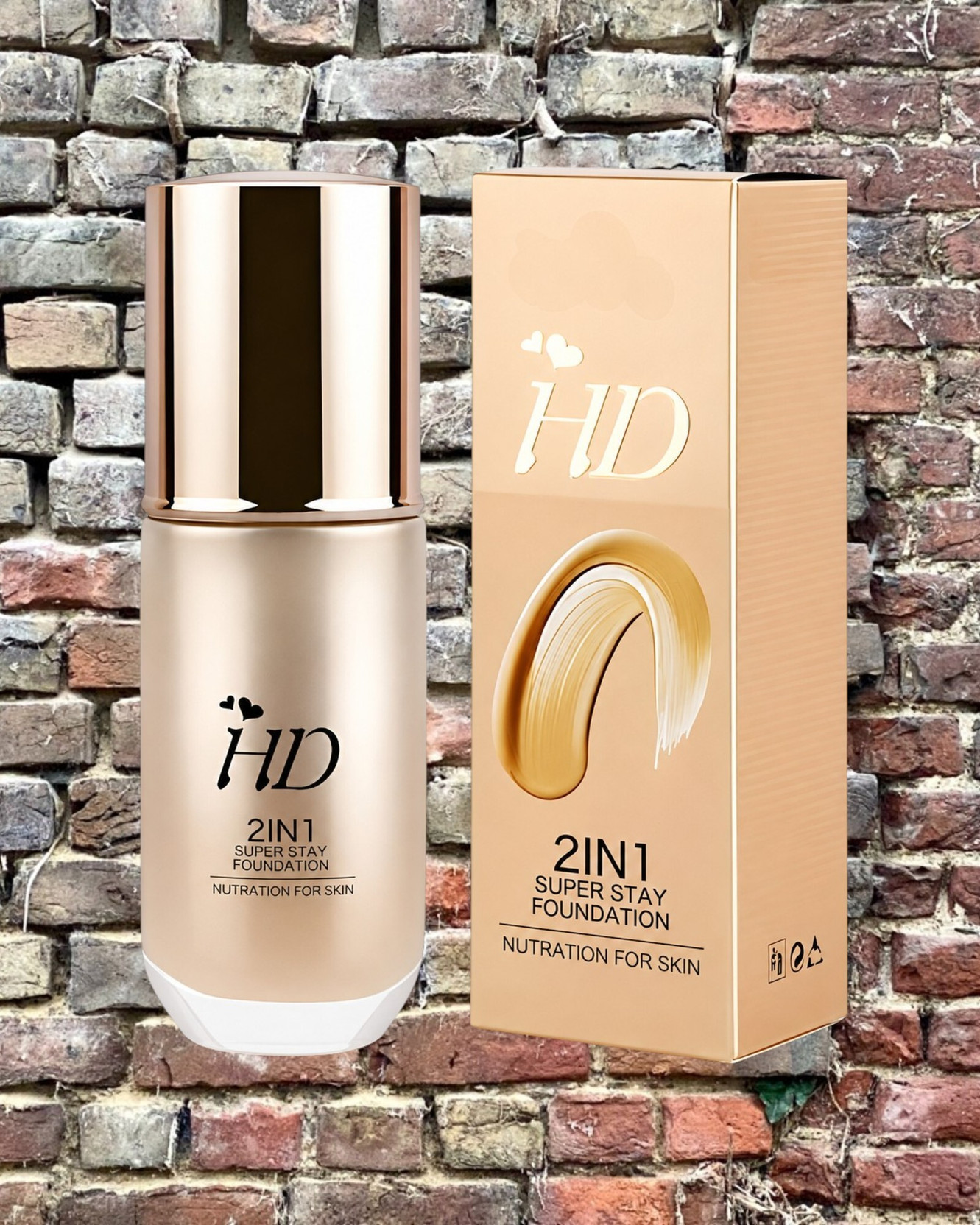JehranLehran HD 2in1 Foundation With SPF, Absorbs Oil | Oil Control Foundation