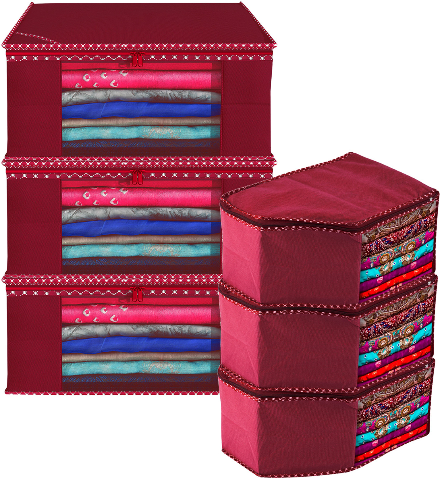 Kuber Industries Storage Organizer | Wardrobe Organizer For Clothes | Cupboard Organizer