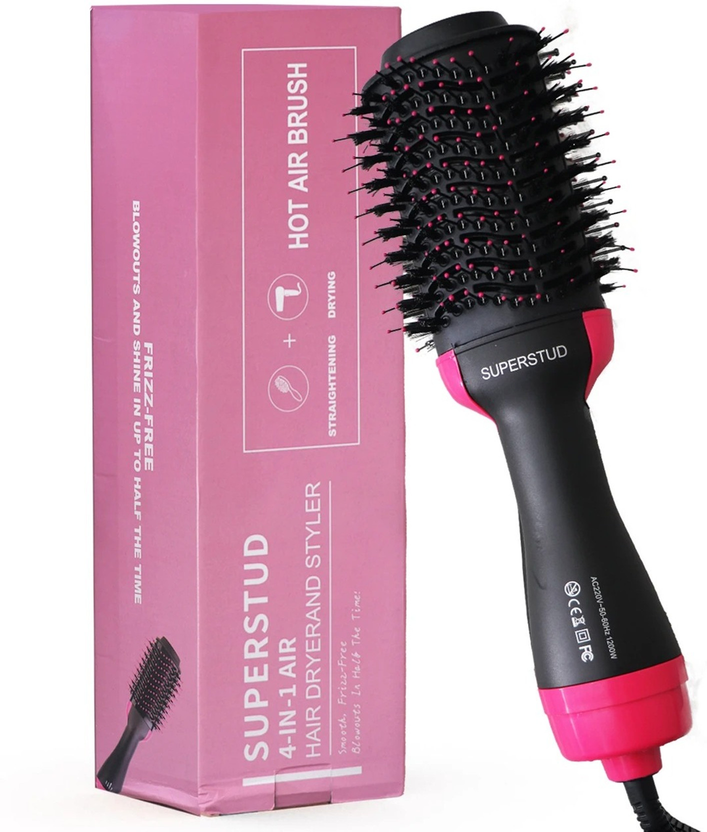 SELZONE Hot Air Brush Hair Dryer | Hair Styler, Straightener & Curler Hair Curler Hair Dryer