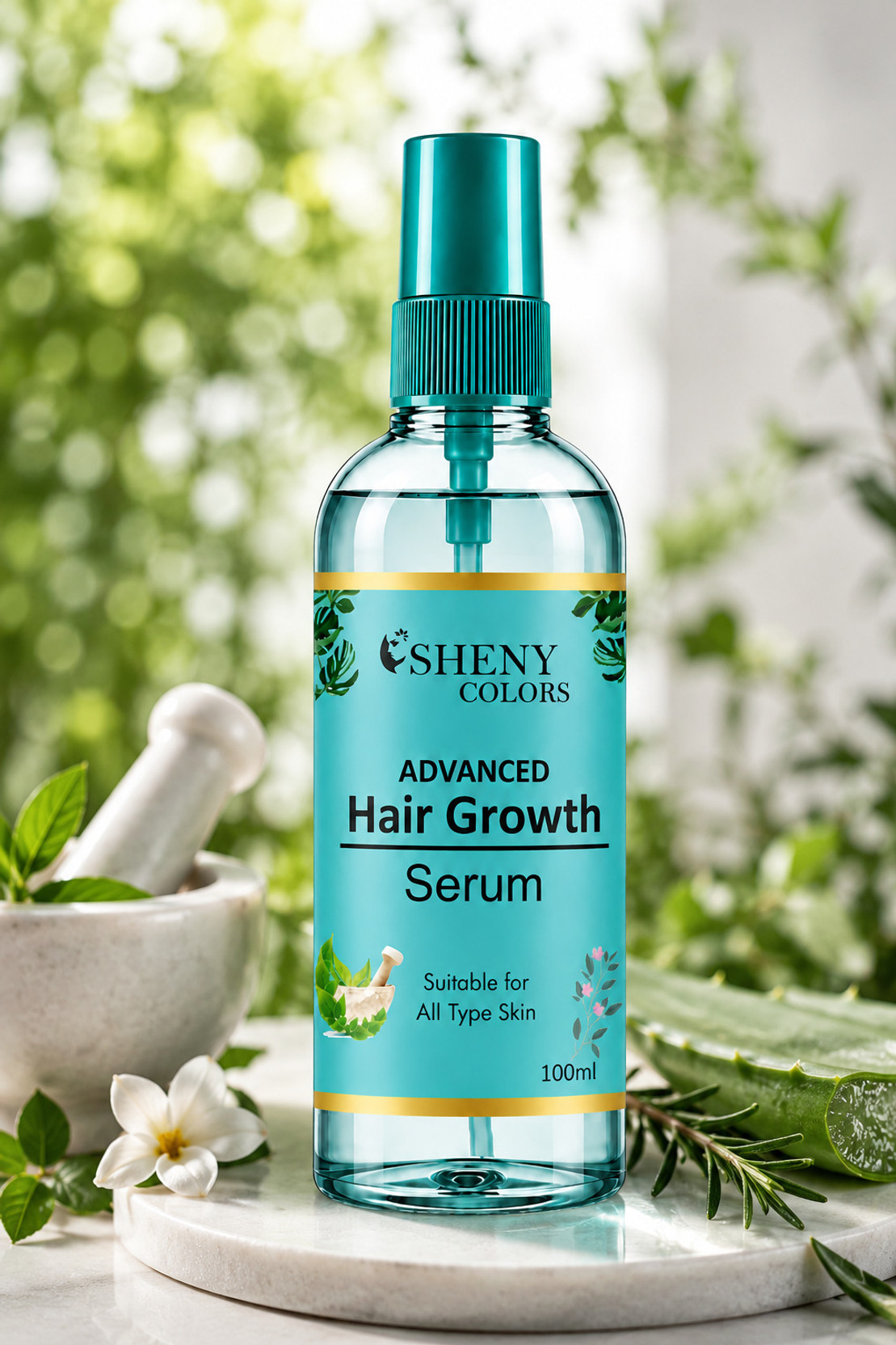SHENY COLORS Rosemary Advanced Hair Growth Serum with 3% Redensyl, 4% AnaGain, 3% Baicapil