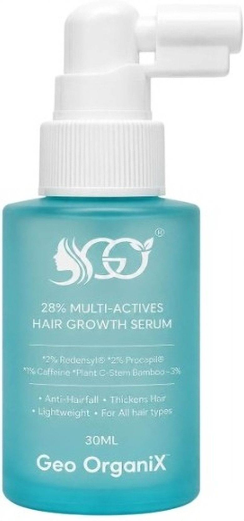 GeoOrganix Hair Growth Serum for Men & Women with 2% Baicapil, 2% Redensyl, 2% Procapi