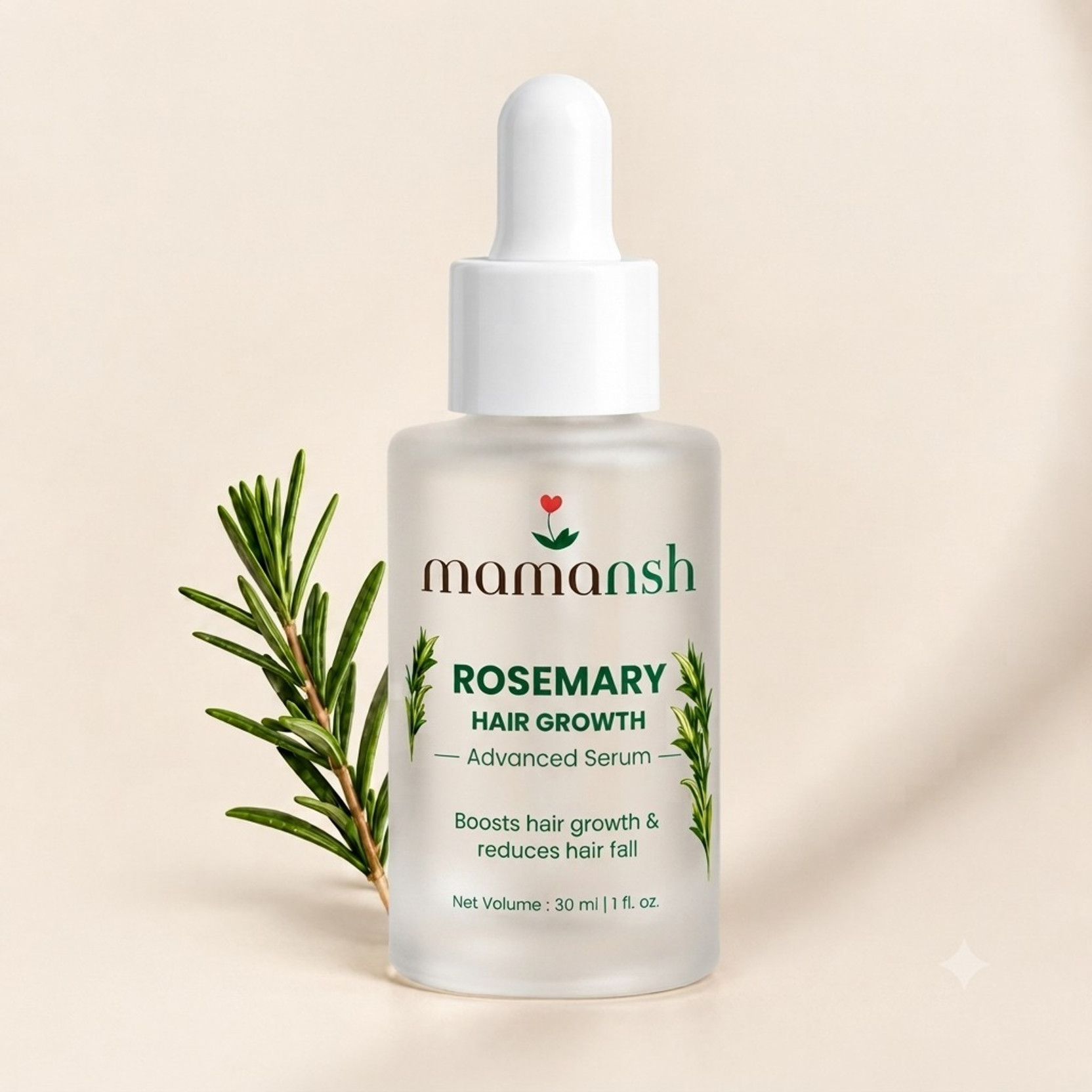 MAMANSH Rosemary Advanced Hair Growth Serum with 3% Redensyl, 4% AnaGain, 3% Baicapil