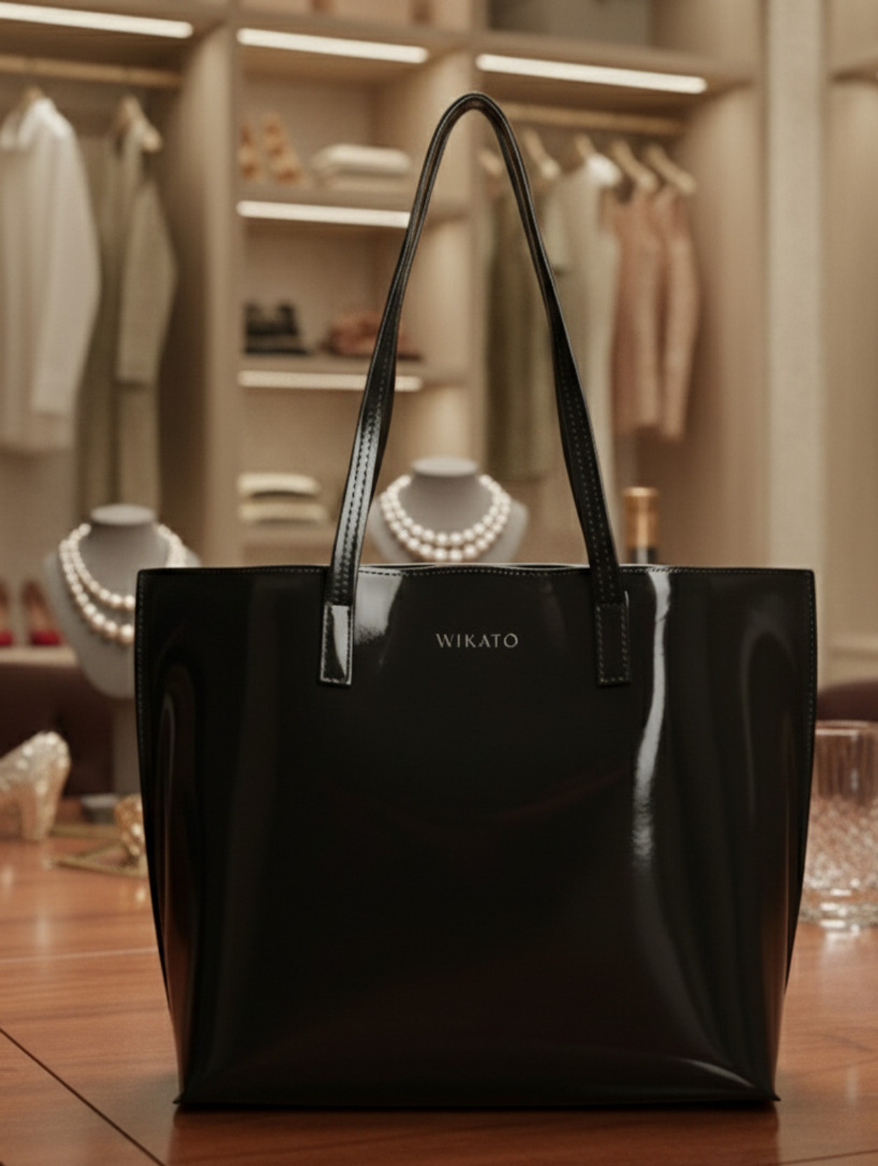 Women Black Tote