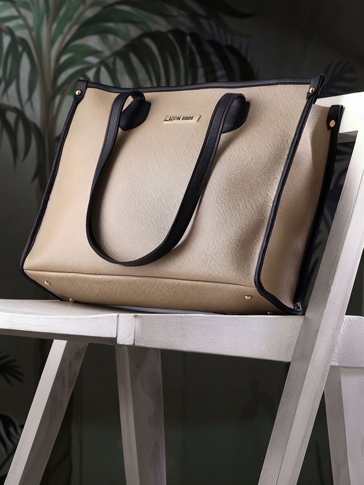 Women Beige Tote