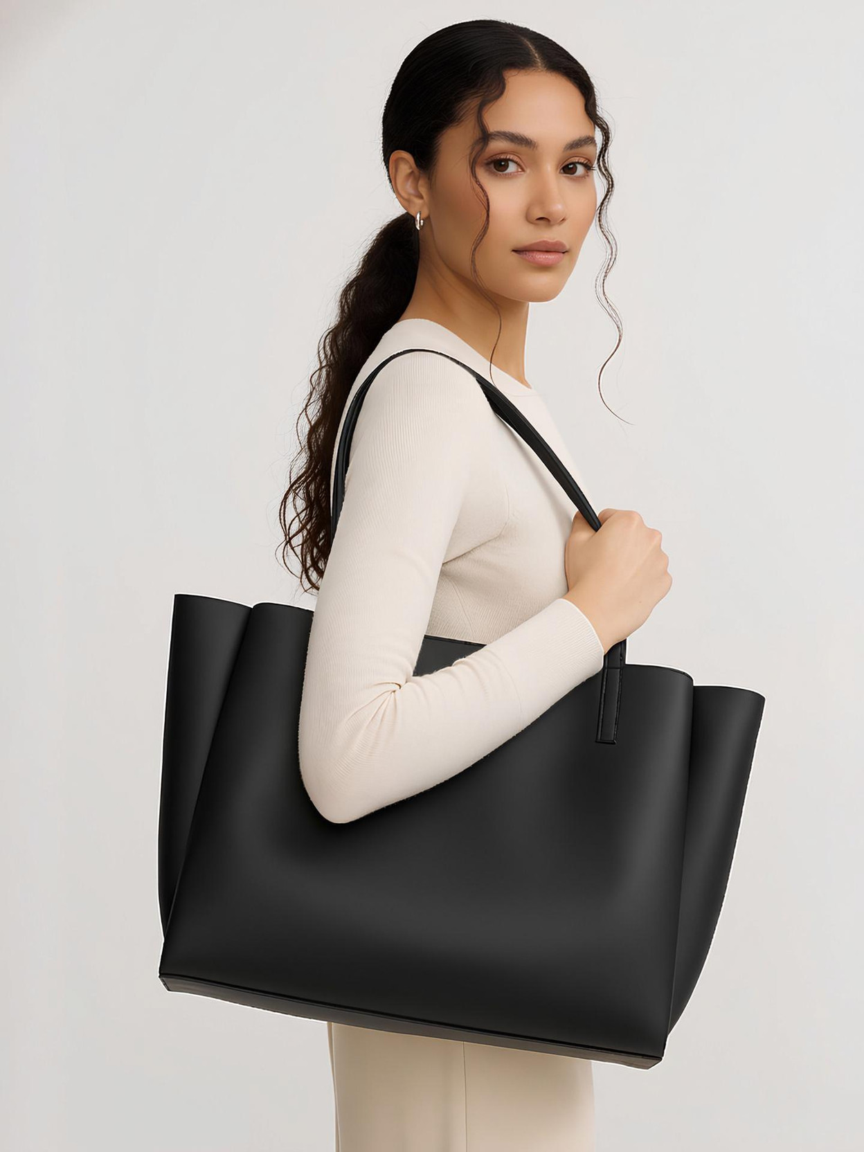 Women Black Tote