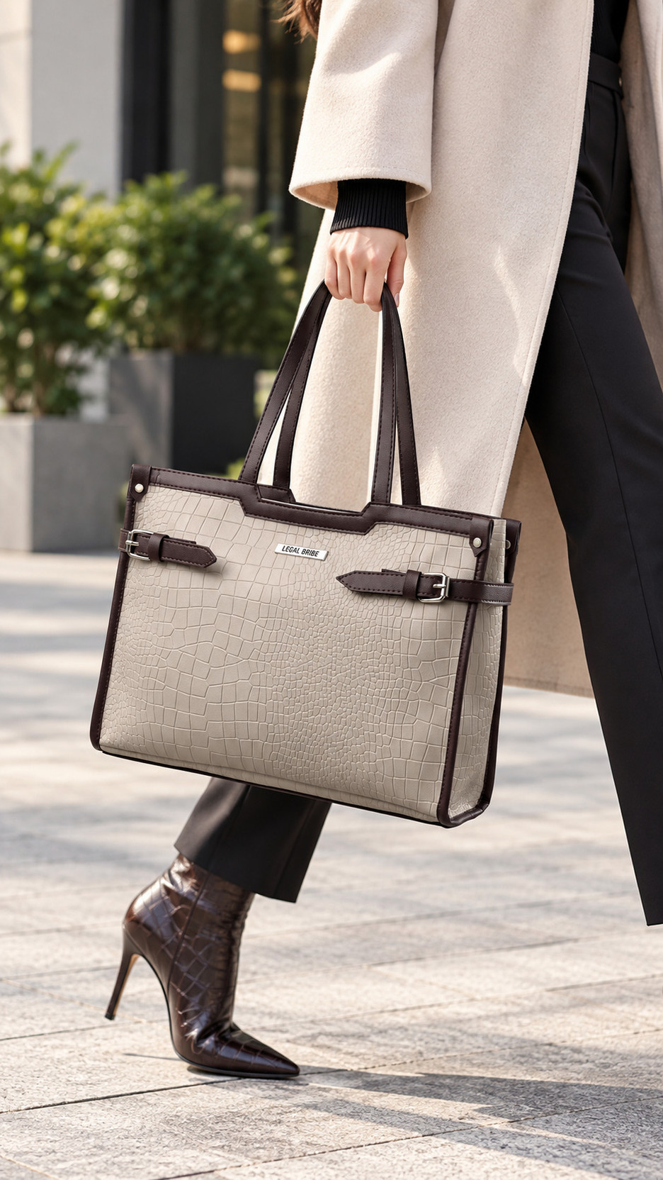 Women Beige Tote