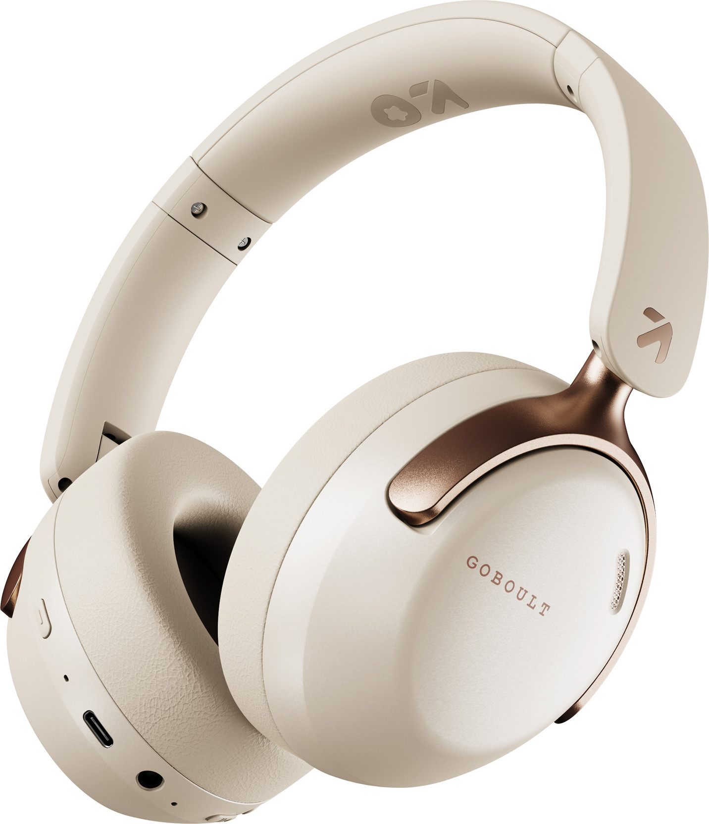 GOBOULT Soniq 70Hrs Battery, 40mm Drivers, ENC Mic, Foldable Design Bluetooth & Wired