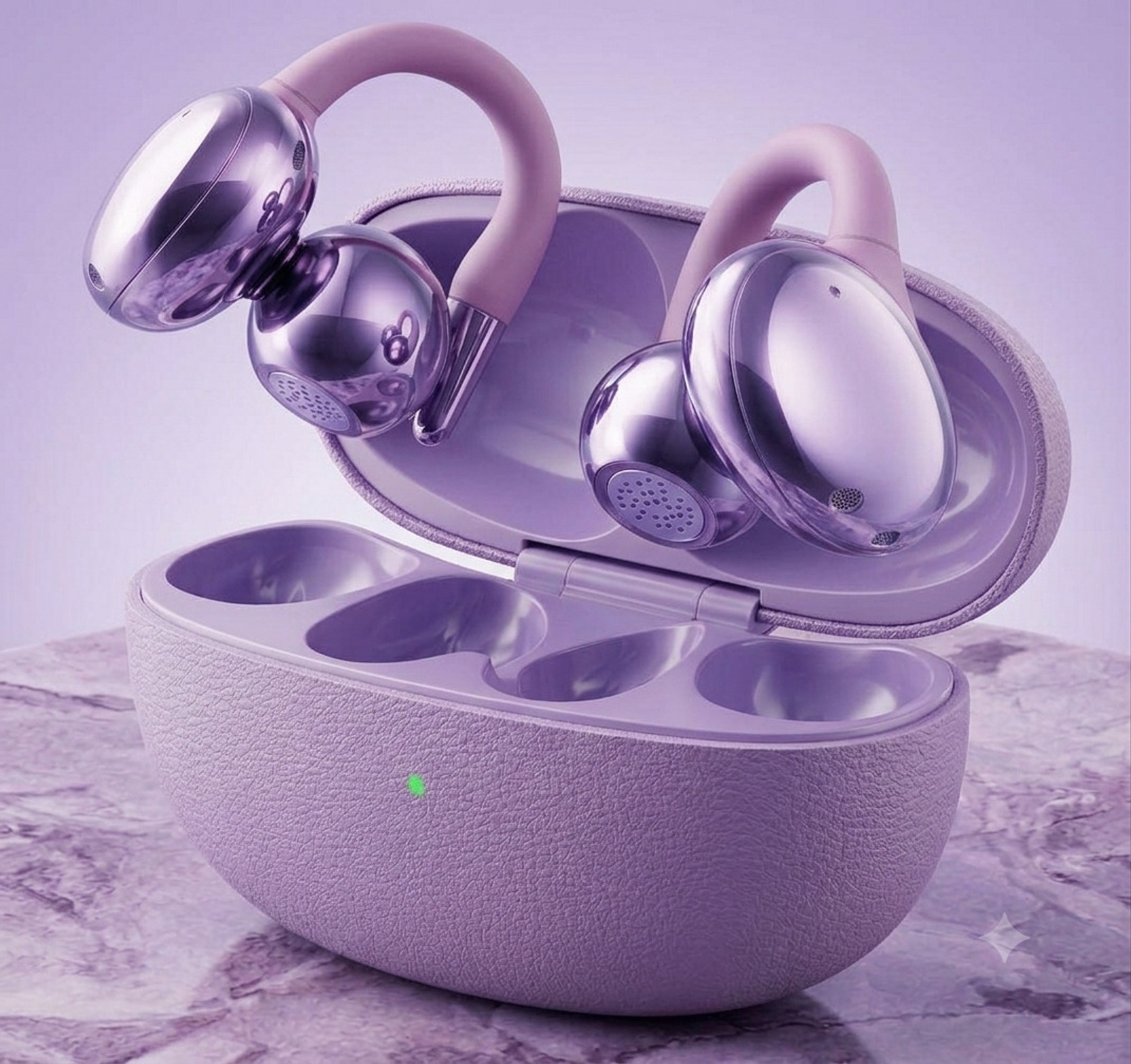 Voom OWS Air Clips Bluetooth Headset 12mm Drivers 360 Spatial Audio Quad Mic ENC Bluetooth
