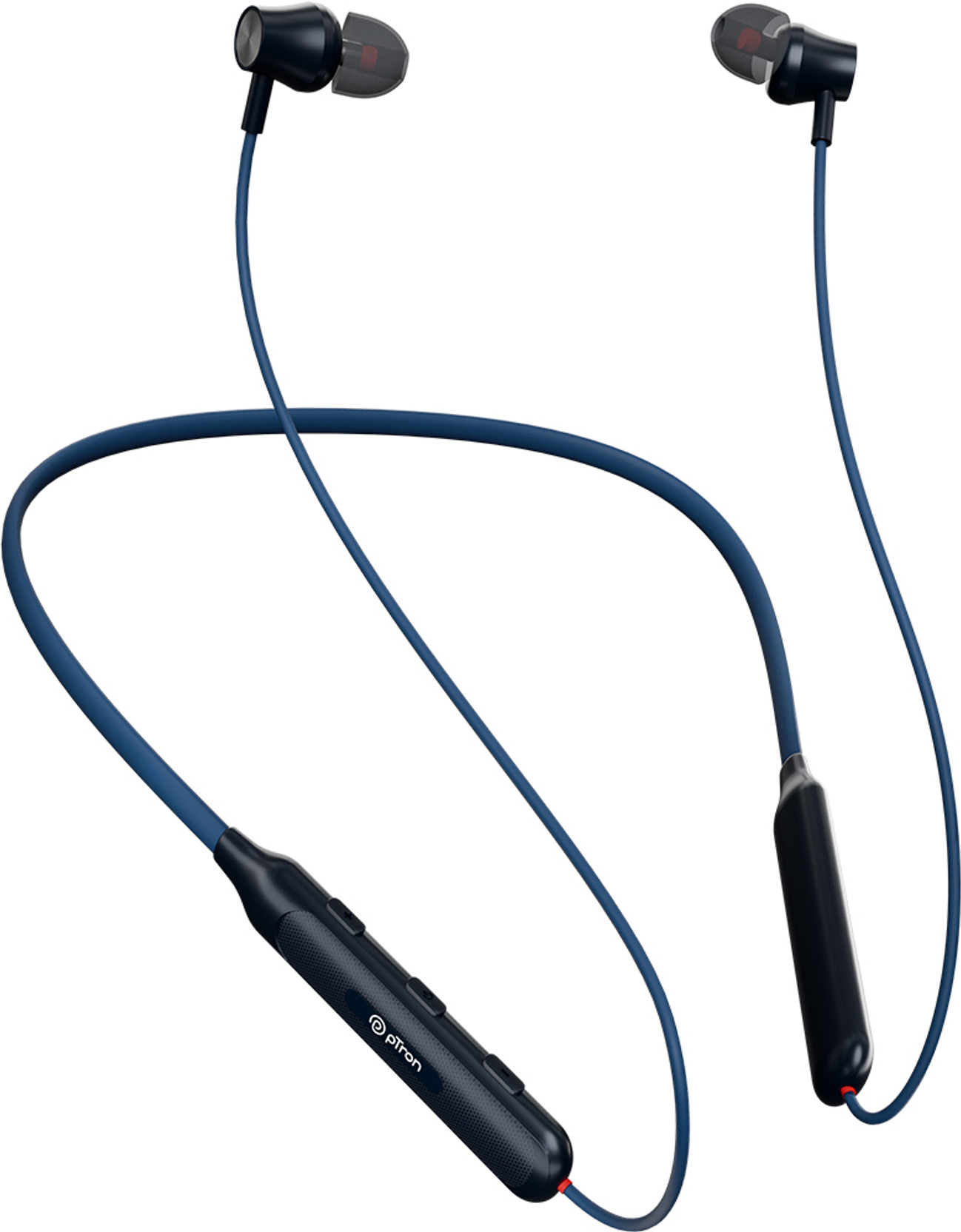 PTron Bassstrings Neo with 34hrs Playtime,Clear Calls,14mm Drivers,Dual-device Pairing Bluetooth